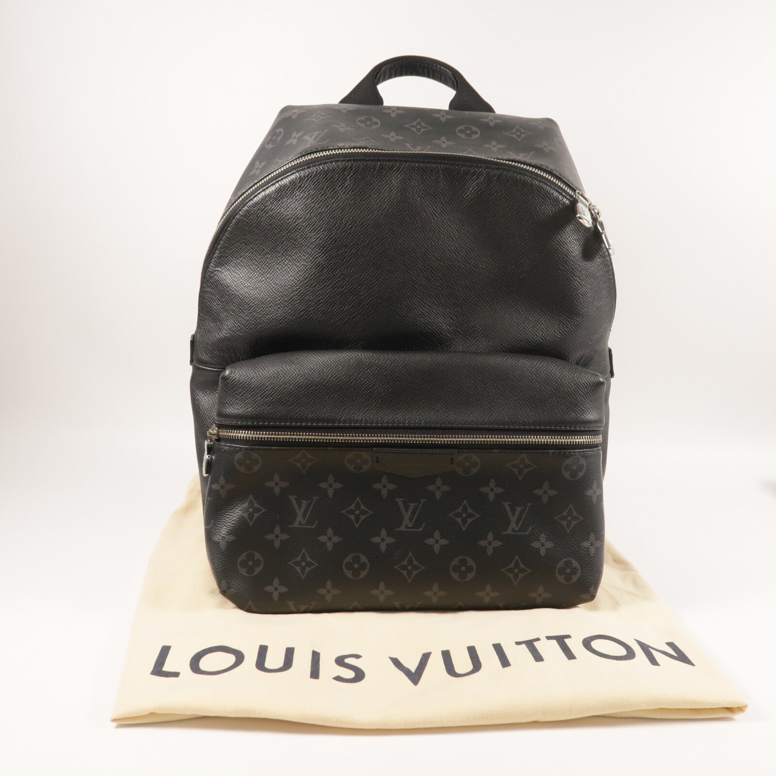 LOUIS VUITTON Taigarama Discovery Backpack銀扣背包