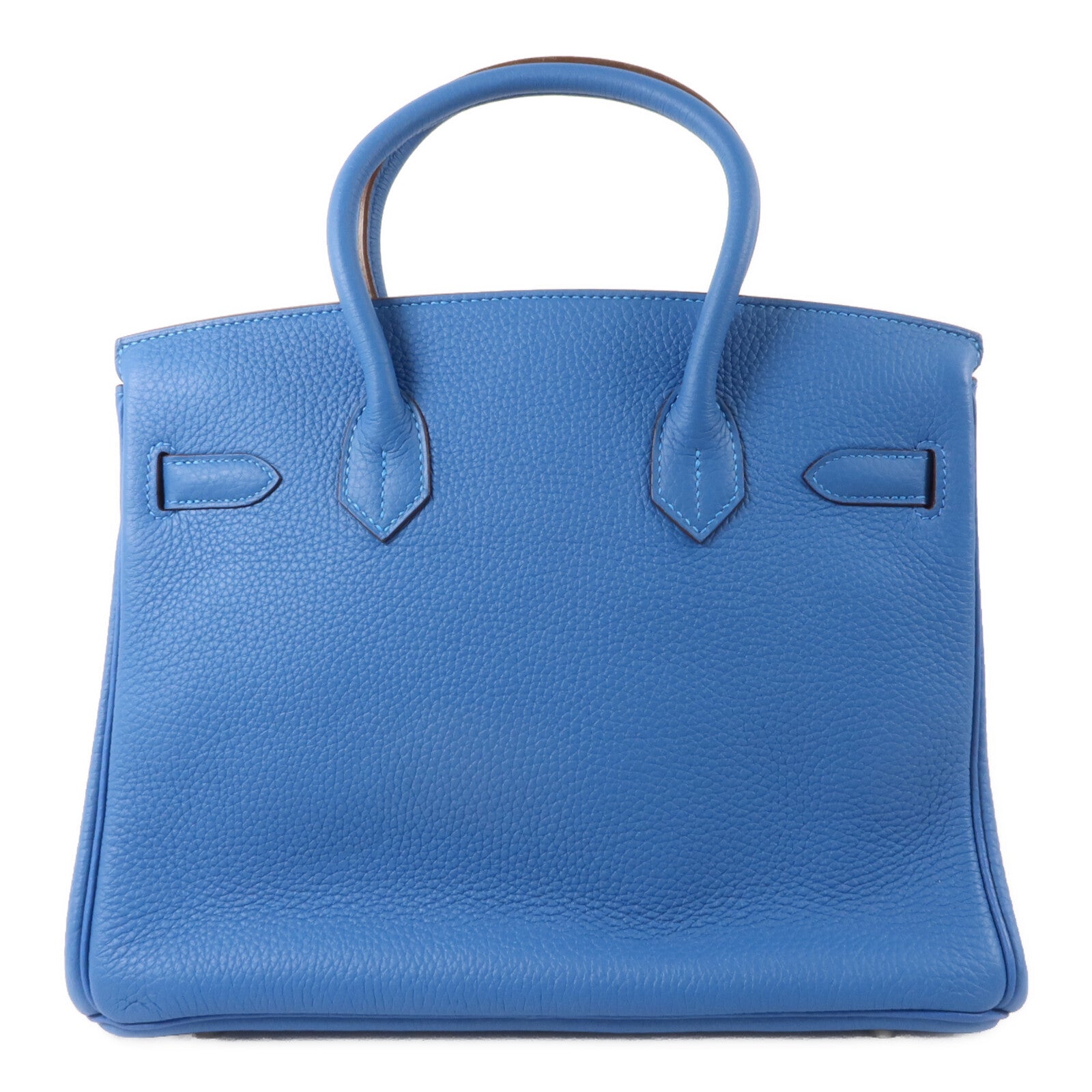 HERMES Togo皮革Birkin 30手挽袋Bleu Zanzibar