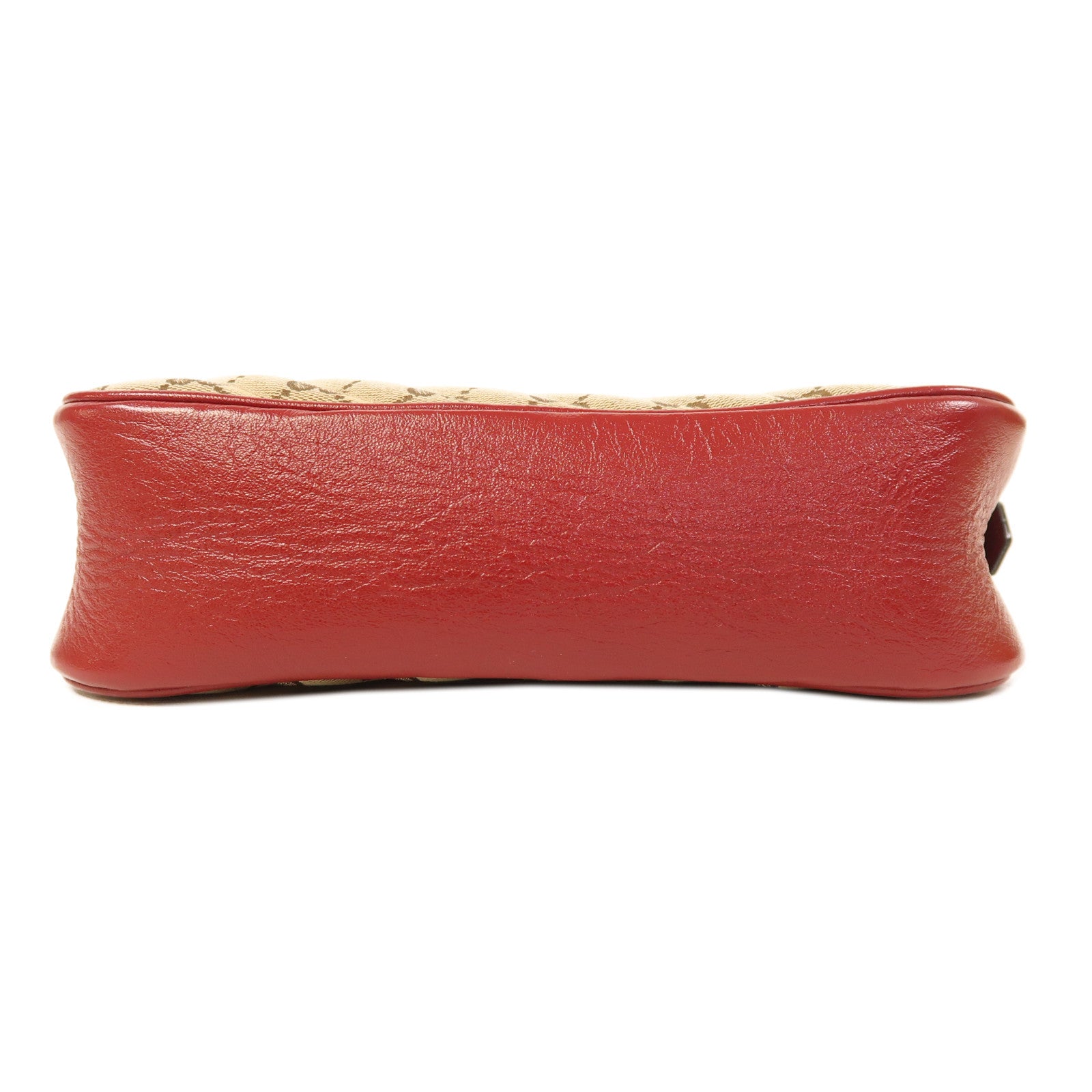 GUCCI GG GHW GG Marmant Shoulder Bag 447632 Canvas Red