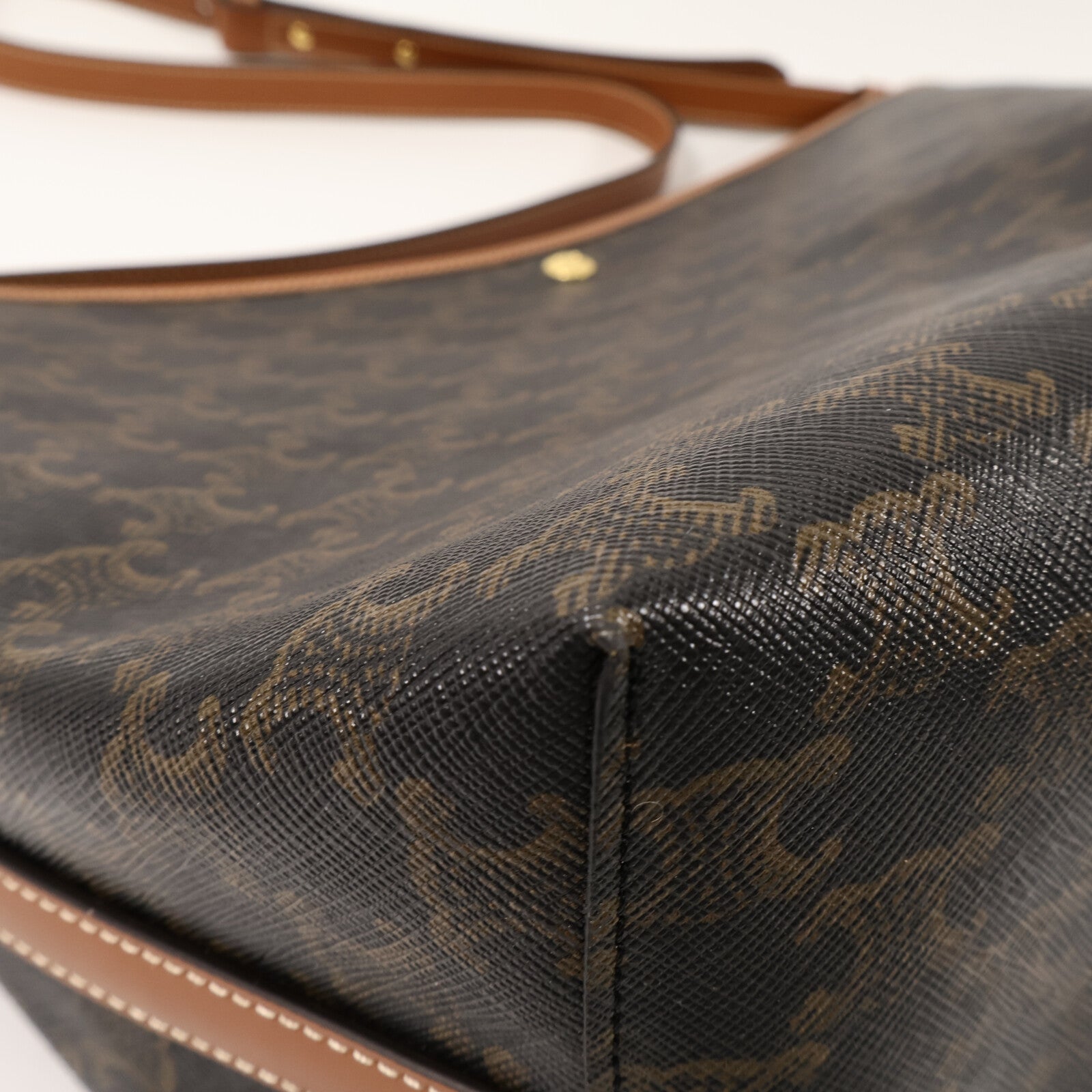 CELINE 塗層帆布Soft Shopper肩背袋