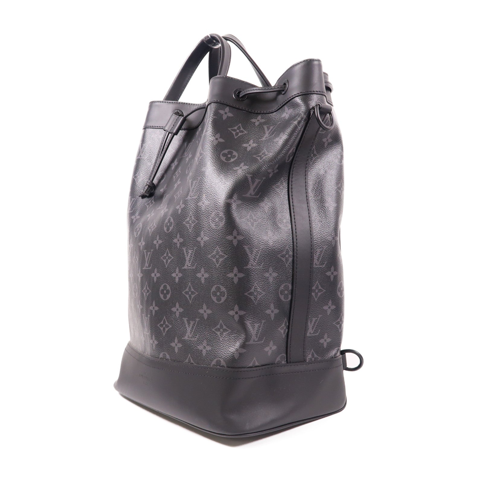 LOUIS VUITTON【激減優惠】 Monogram Eclipse Maxi Noe Sling手挽肩背兩用袋
