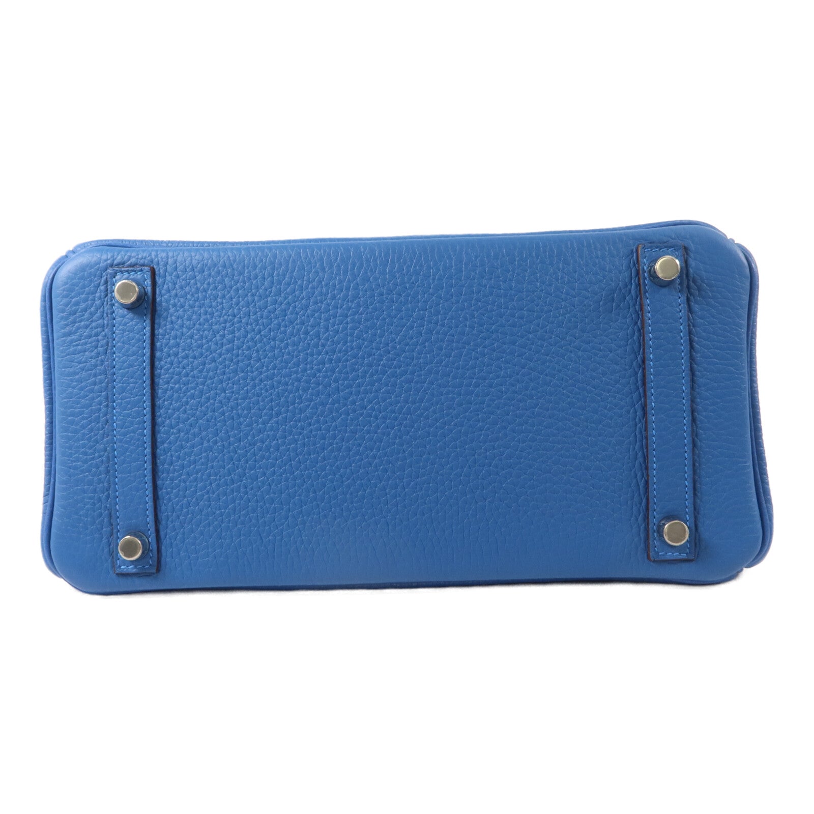 HERMES Togo皮革Birkin 30手挽袋Bleu Zanzibar