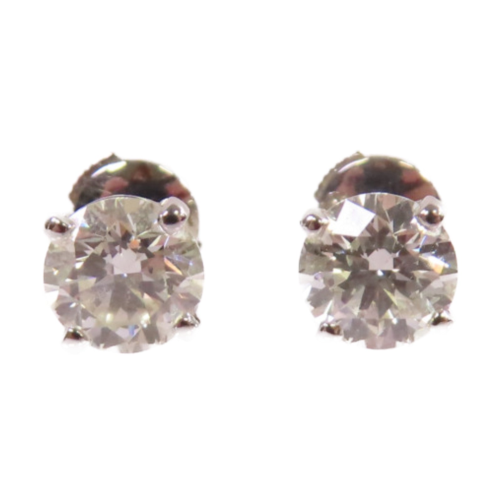JEWELRY PT950鉑金/鑽石De Beers Diamond Earrings耳環