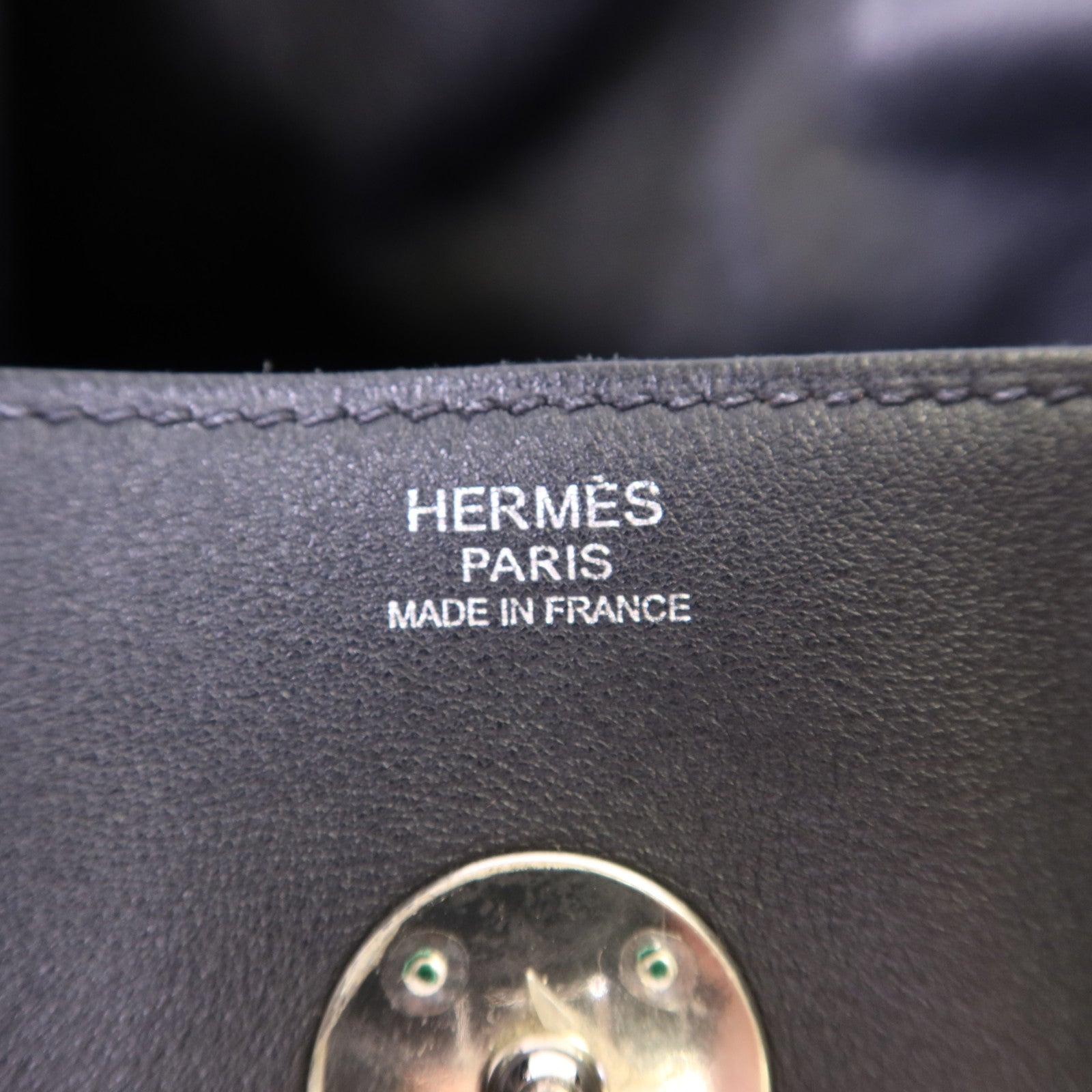 HERMES Swift皮革Lindy 30銀扣肩背袋