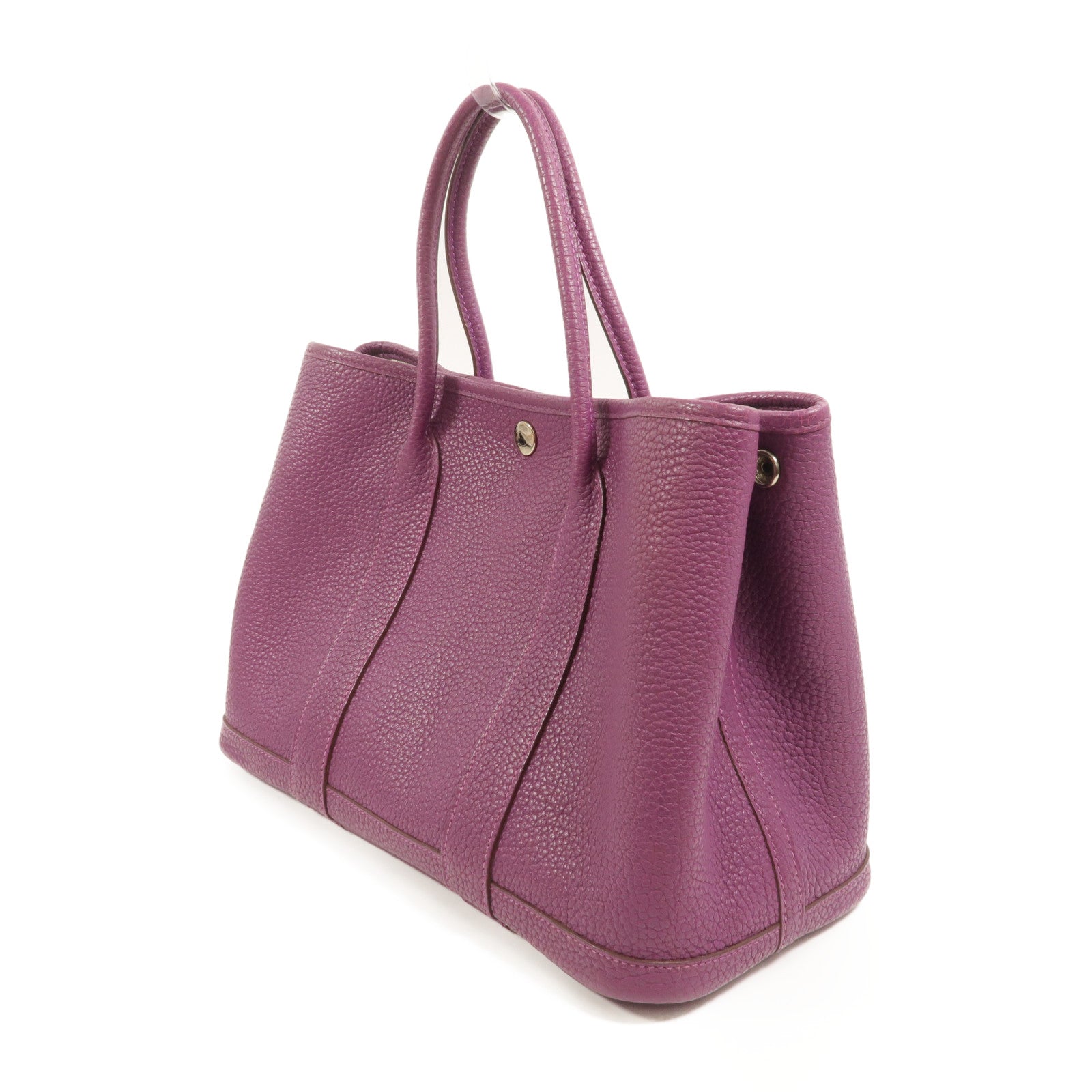 HERMES Clemence皮革Garden Party TPM手挽袋Anemone