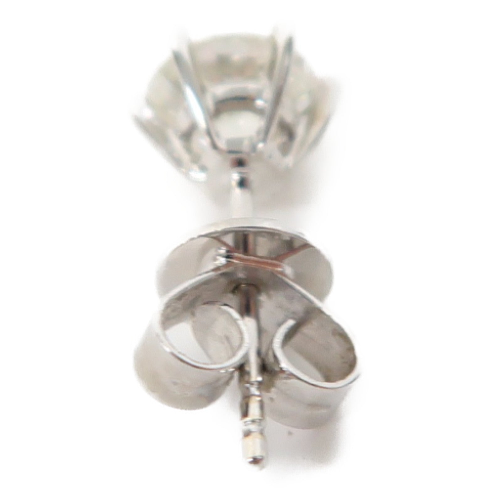 JEWELRY 18K白金Diamond Earring鑽石耳環銀色