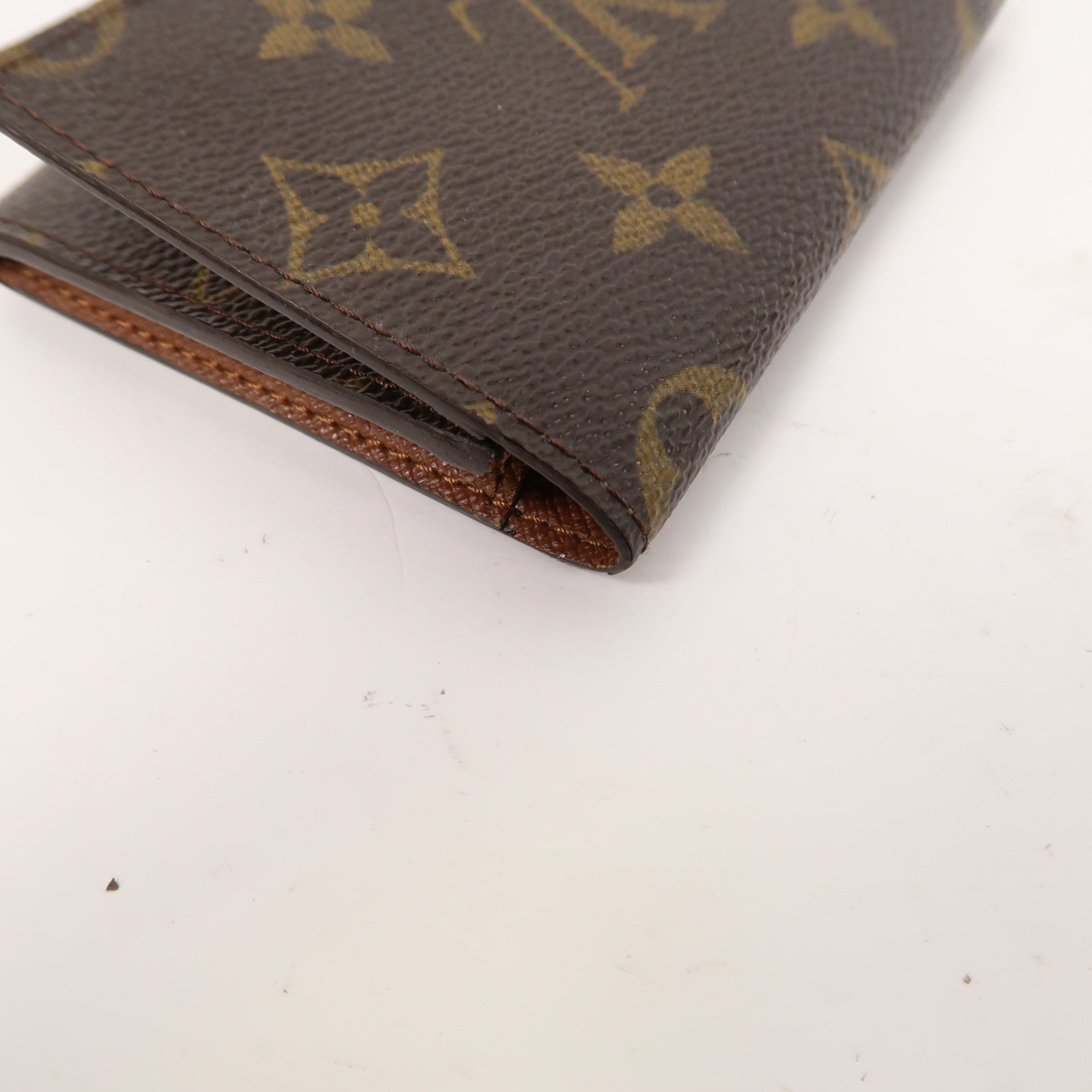 LOUIS VUITTON Monogram Card Case卡片套啡色