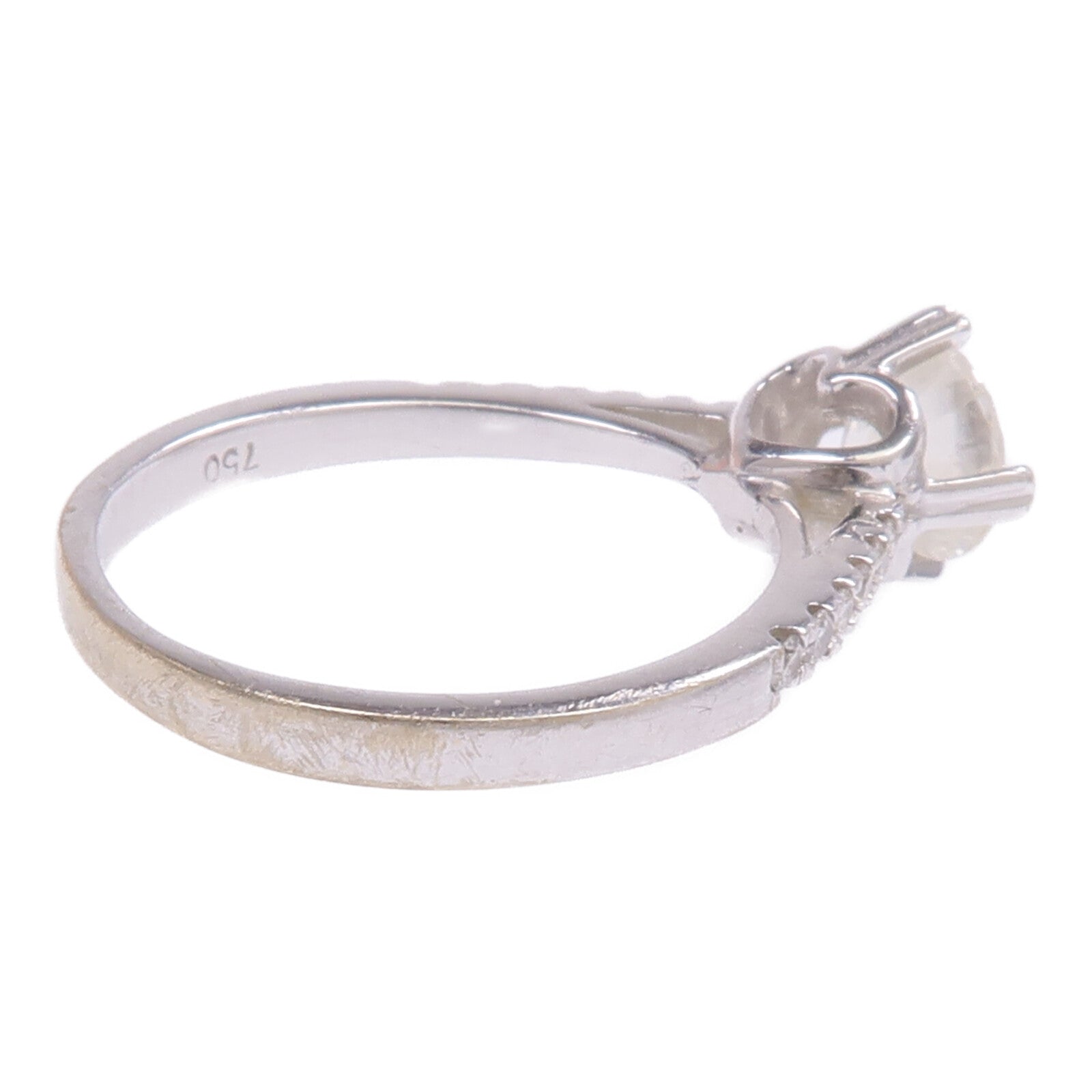JEWELRY 【激減優惠】18K白金Diamond Ring鑽石戒指US#3.25