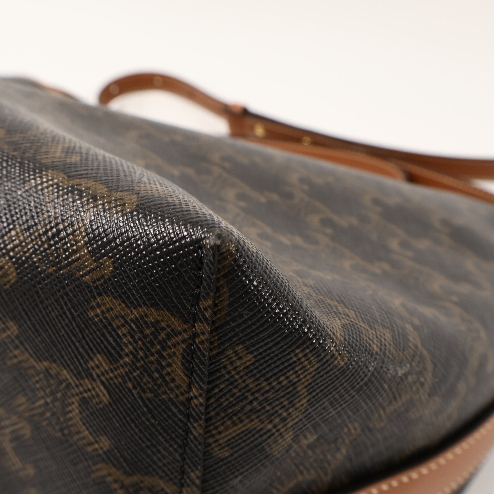 CELINE 塗層帆布Soft Shopper肩背袋