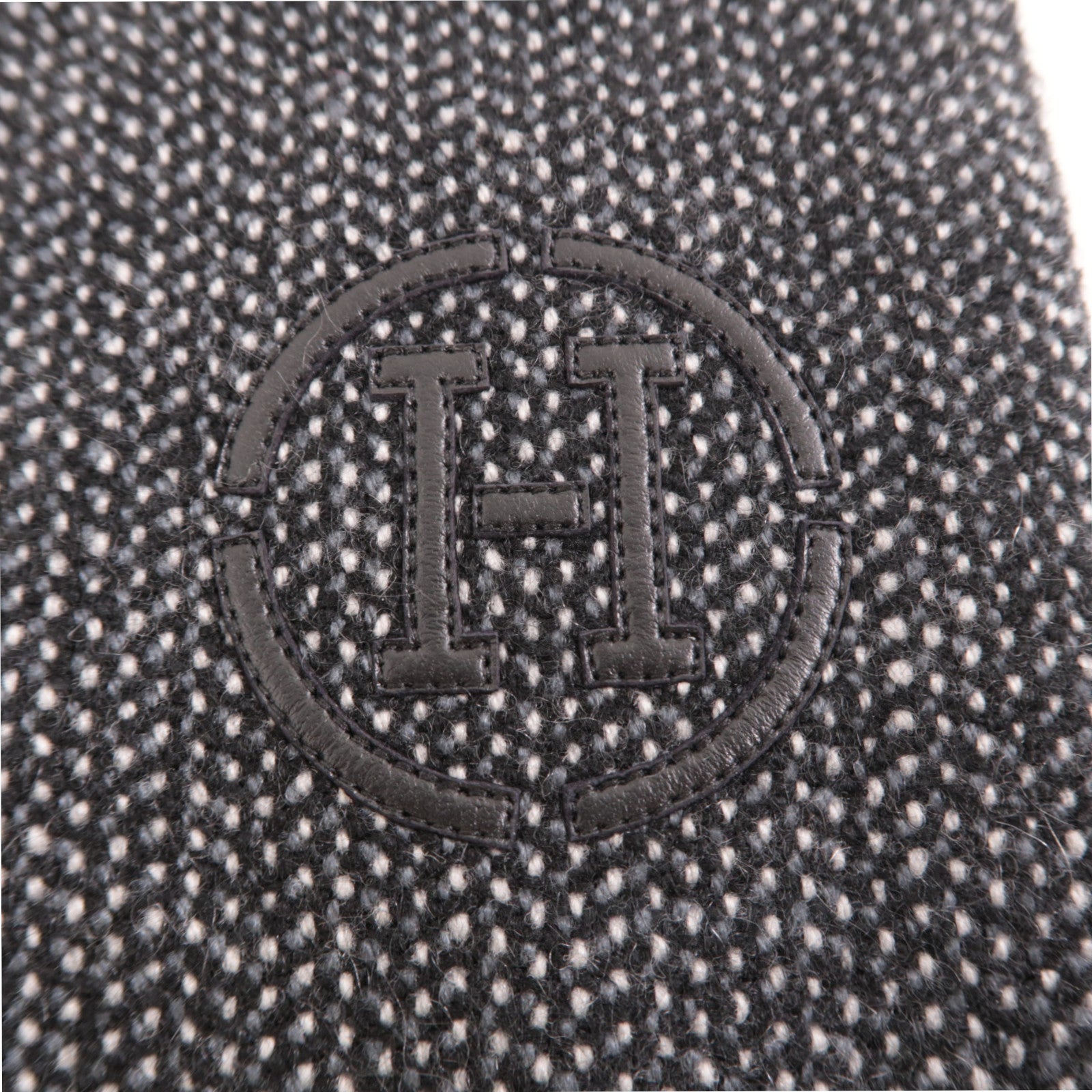 HERMES Cashmere Scarf圍巾黑色/灰色
