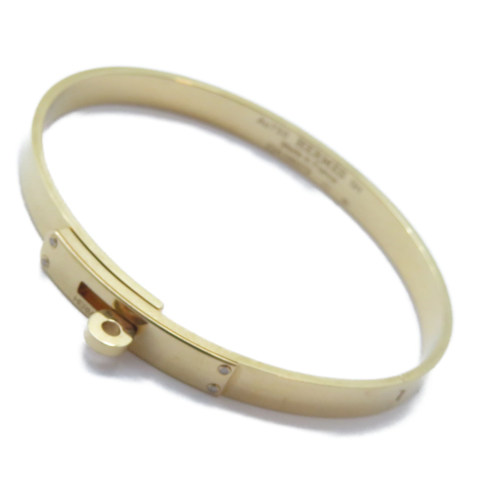 HERMES 18K玫瑰金Kelly Bracelet手鐲