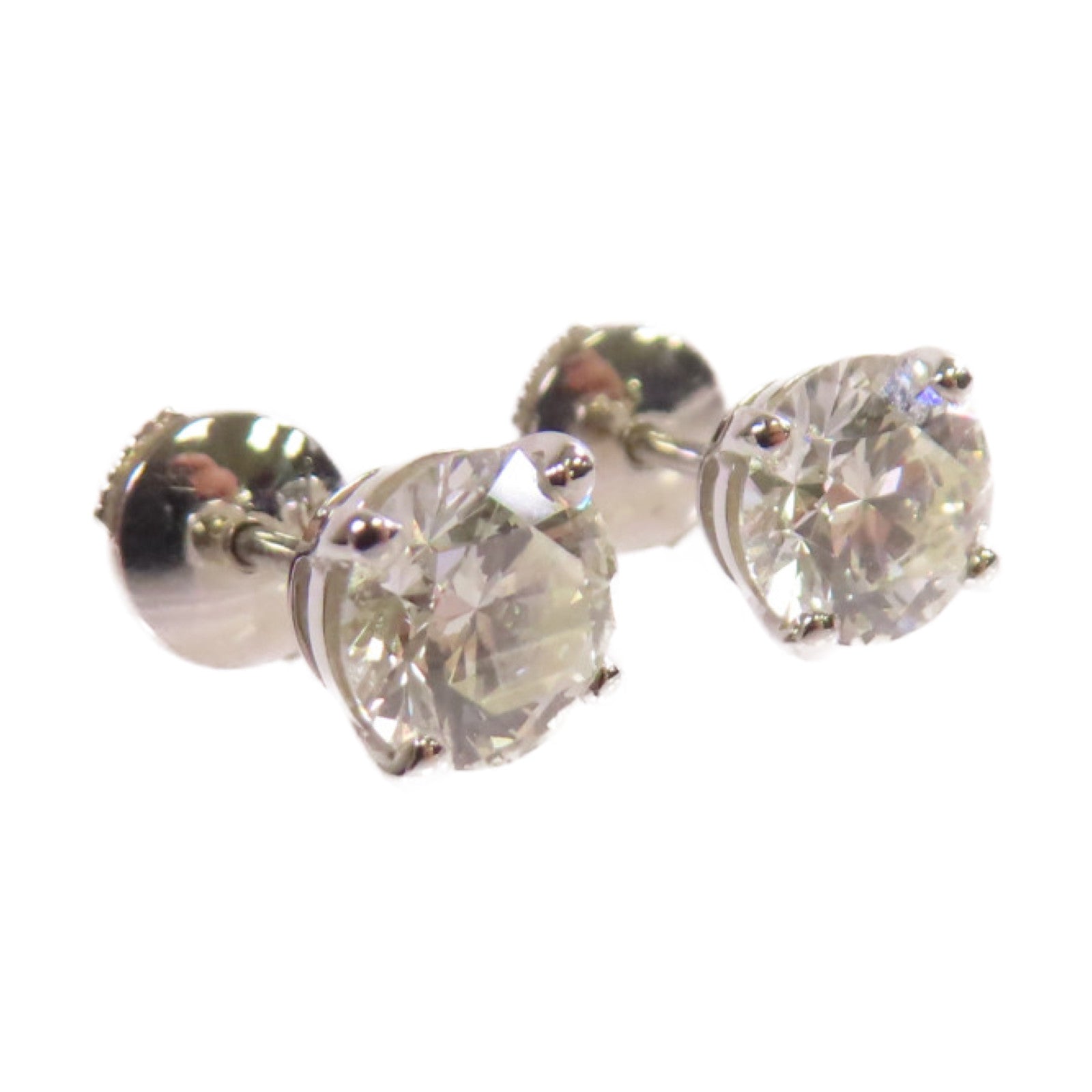 JEWELRY PT950鉑金/鑽石De Beers Diamond Earrings耳環