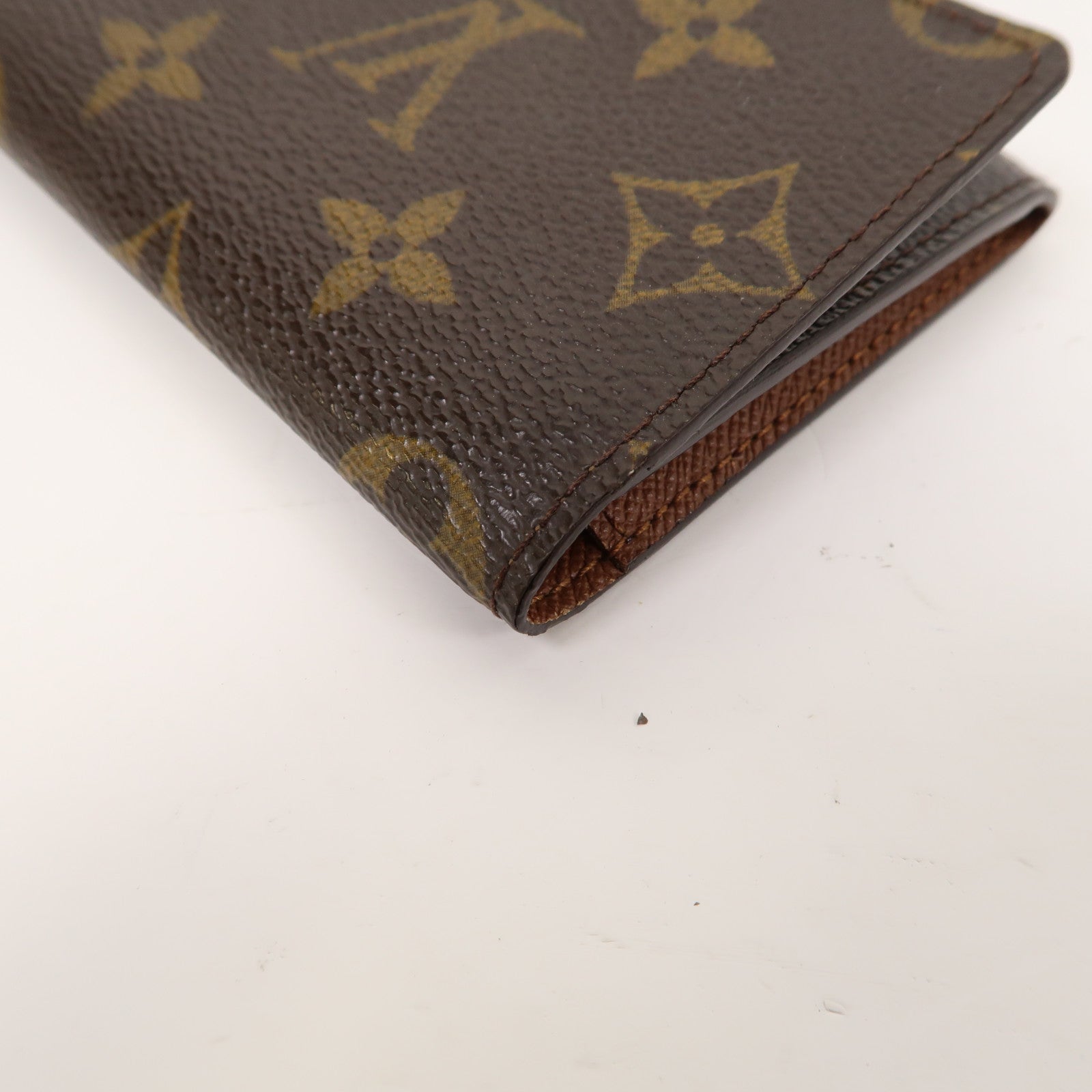 LOUIS VUITTON Monogram Card Case卡片套啡色