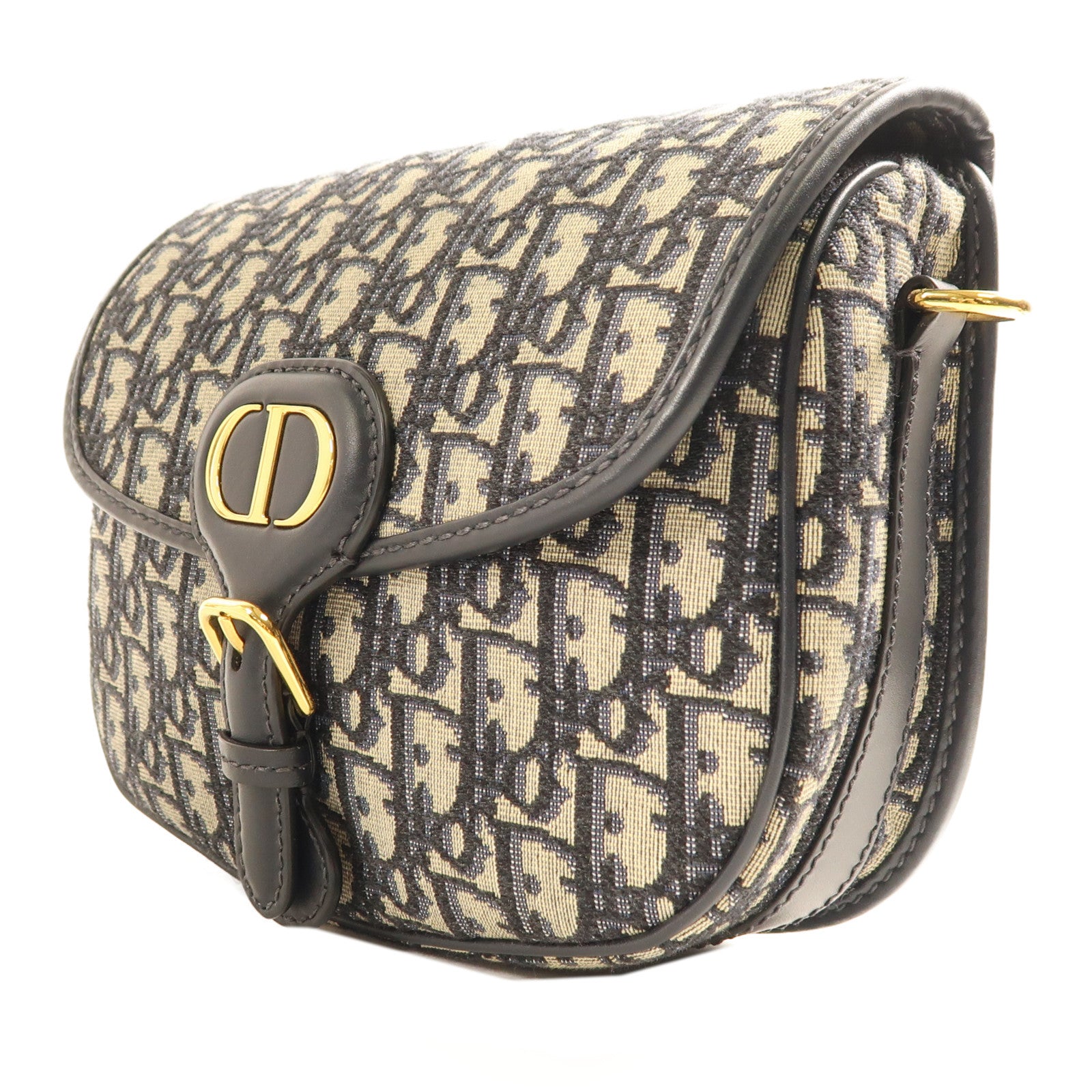 Dior 帆布Bobby Bag金扣肩背袋