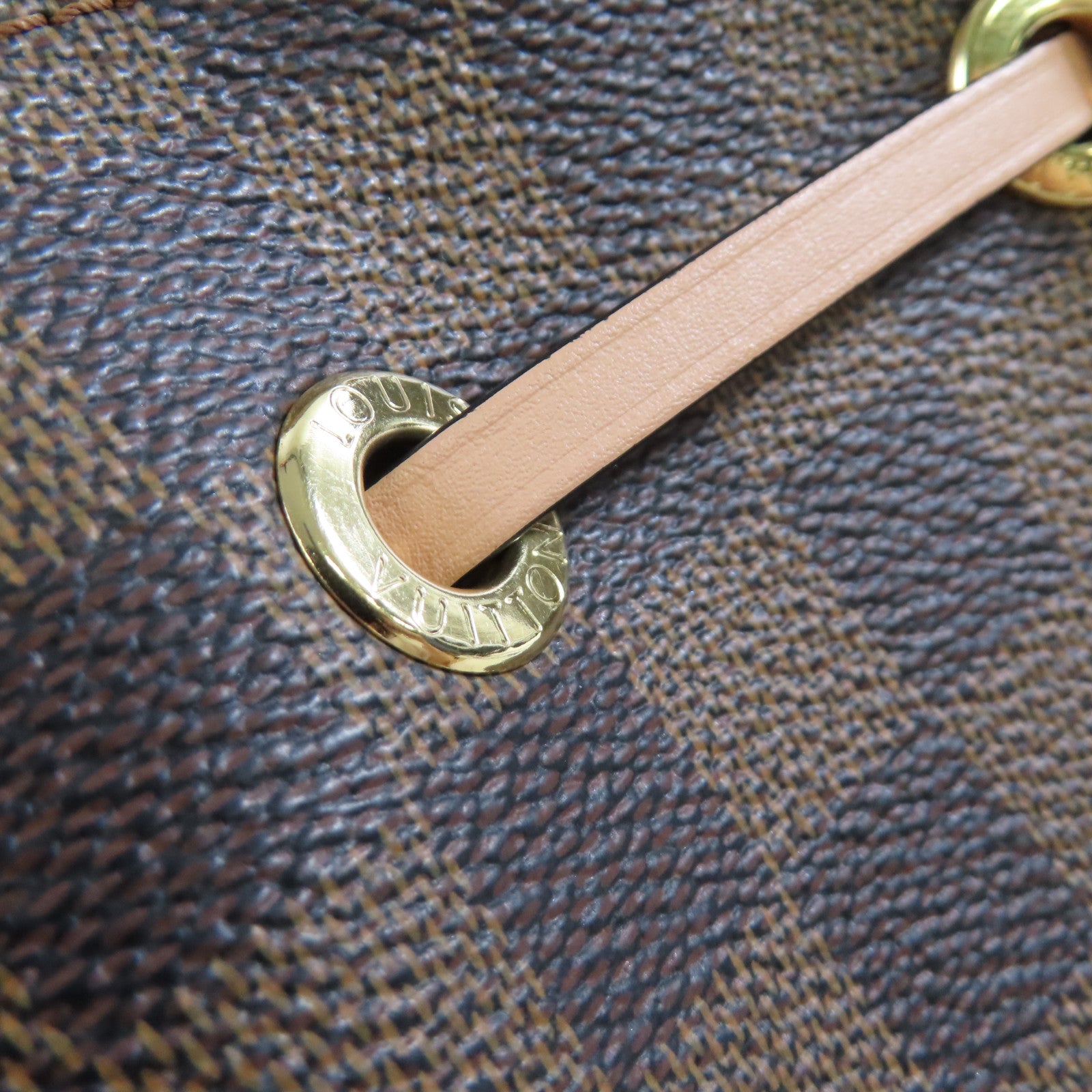 LOUIS VUITTON Damier Ebene NeoNoe Shoulder Bag肩背袋啡色/粉紅色