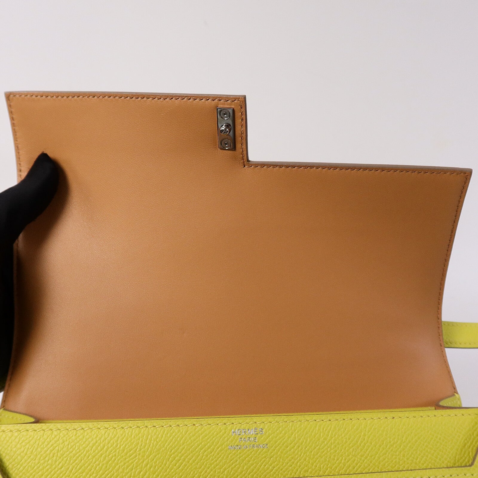 HERMES Epsom皮革Verrou 23肩背袋