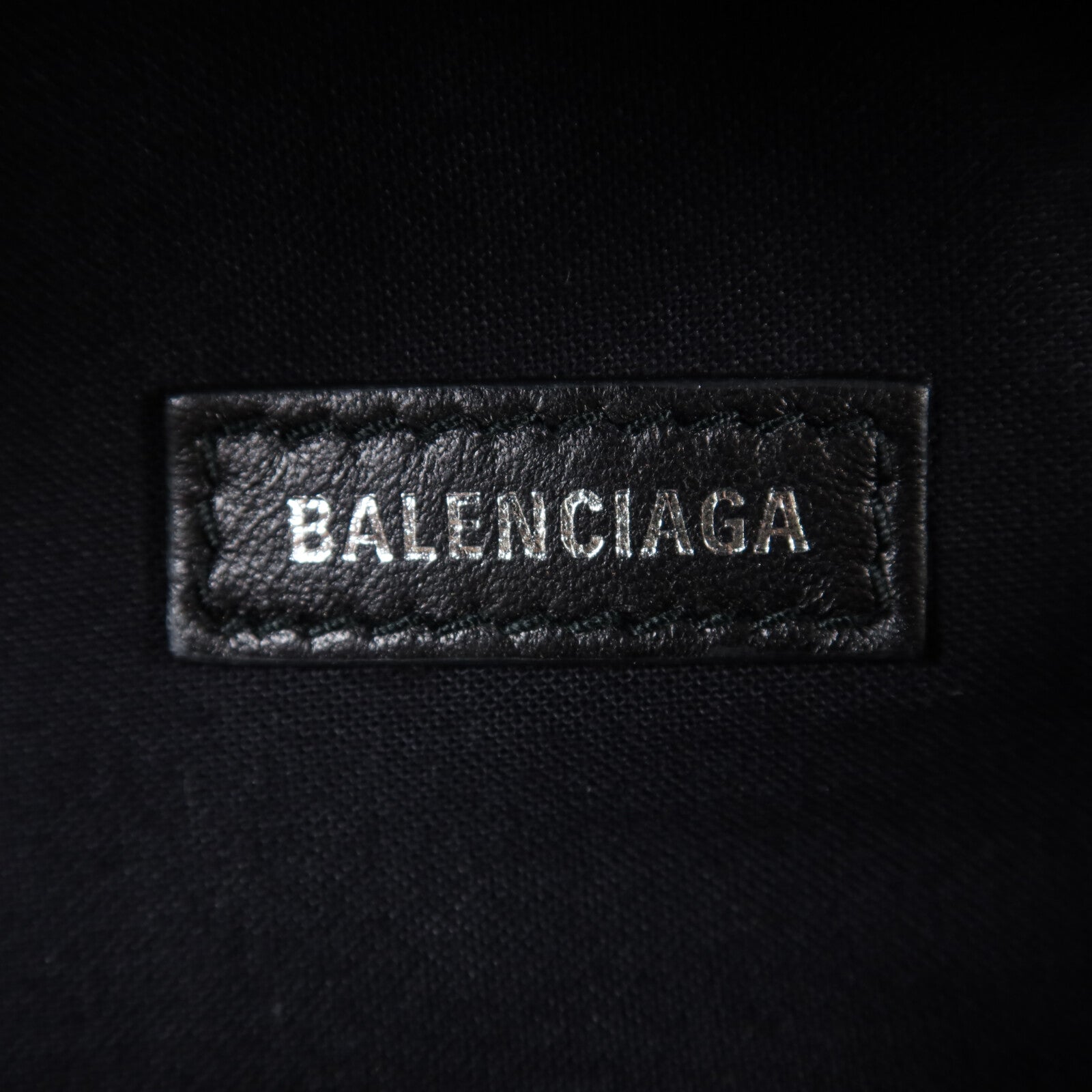 BALENCIAGA 牛皮皮革Waist Bag銀扣腰包