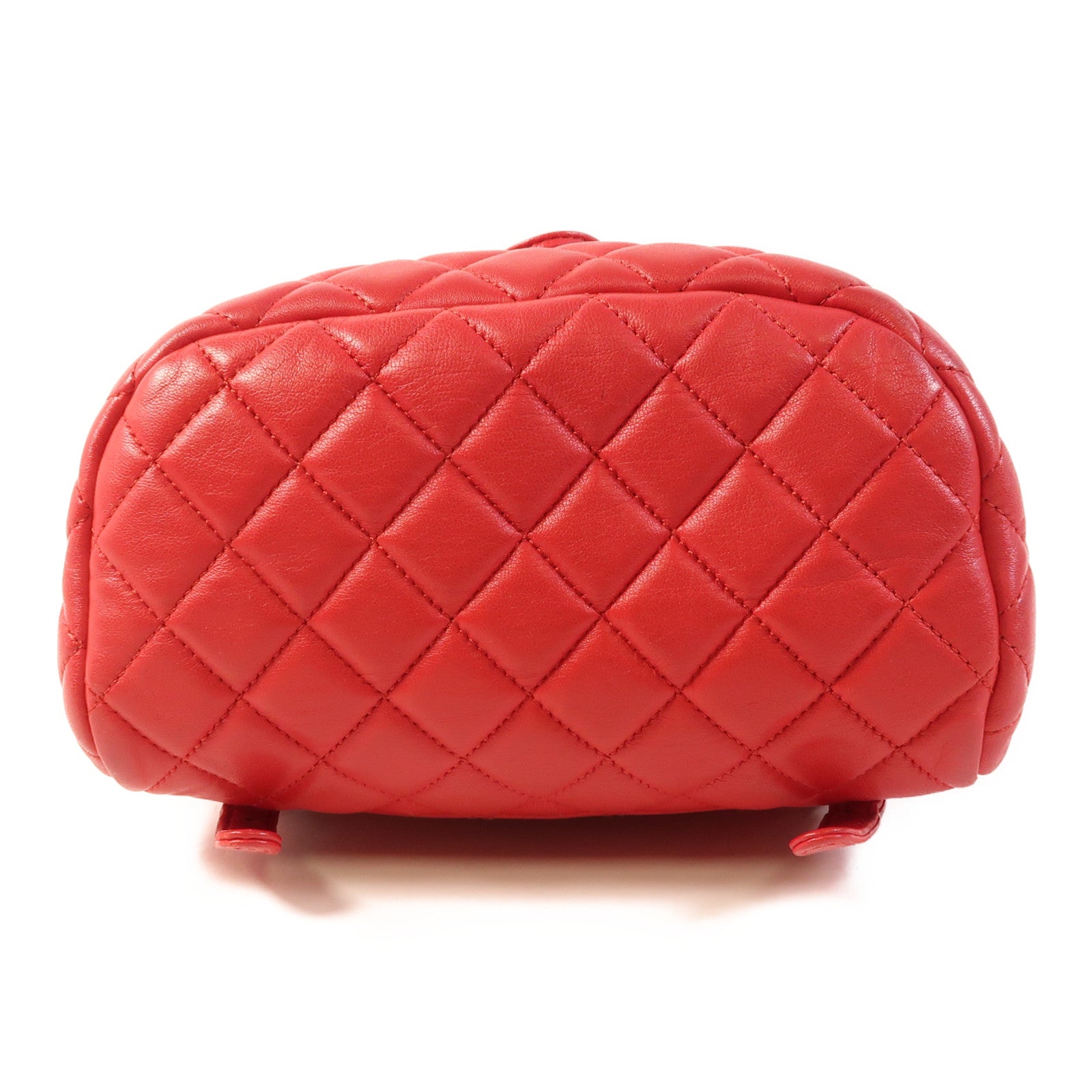 CHANEL 皮革Backpack金扣背包