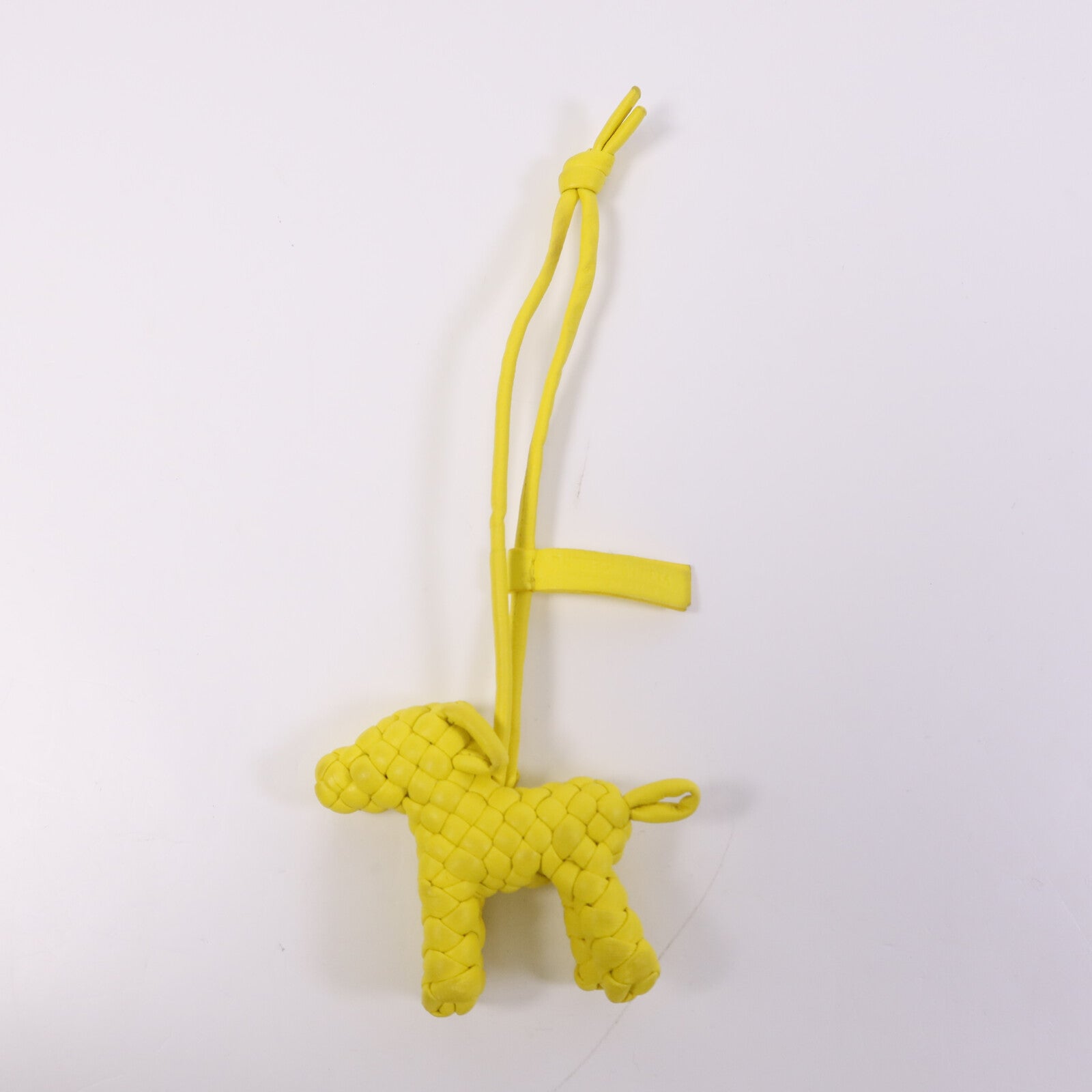 BOTTEGA VENETA 牛皮皮革Dog Charm鎖匙扣