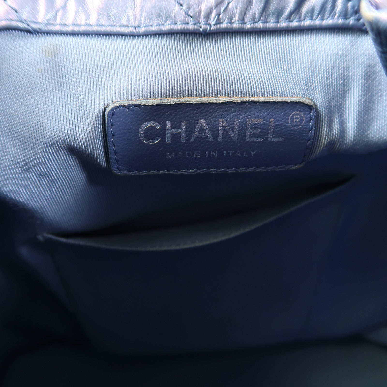 CHANEL 牛皮皮革Garbrielle Backpack鏈帶背包