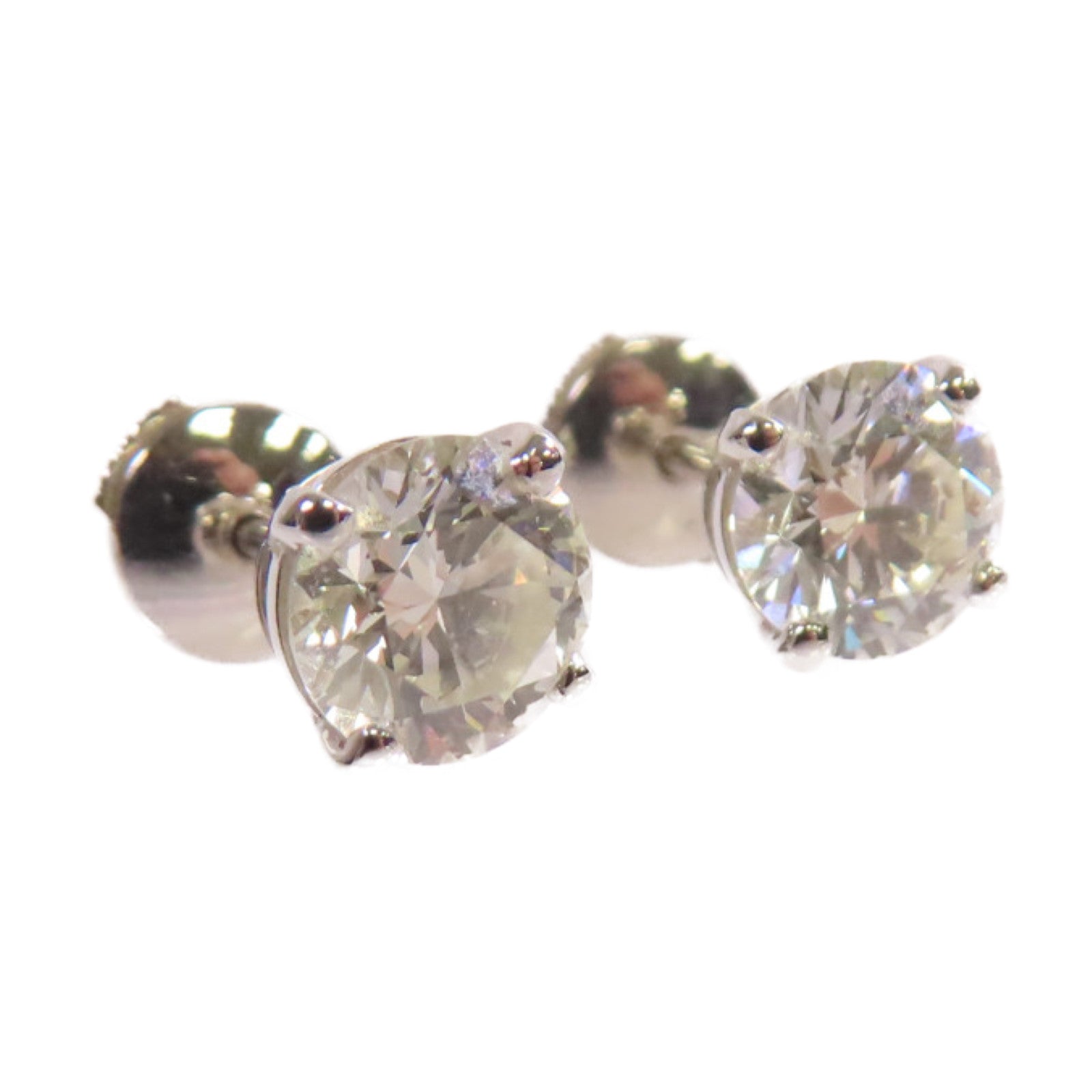 JEWELRY PT950鉑金/鑽石De Beers Diamond Earrings耳環