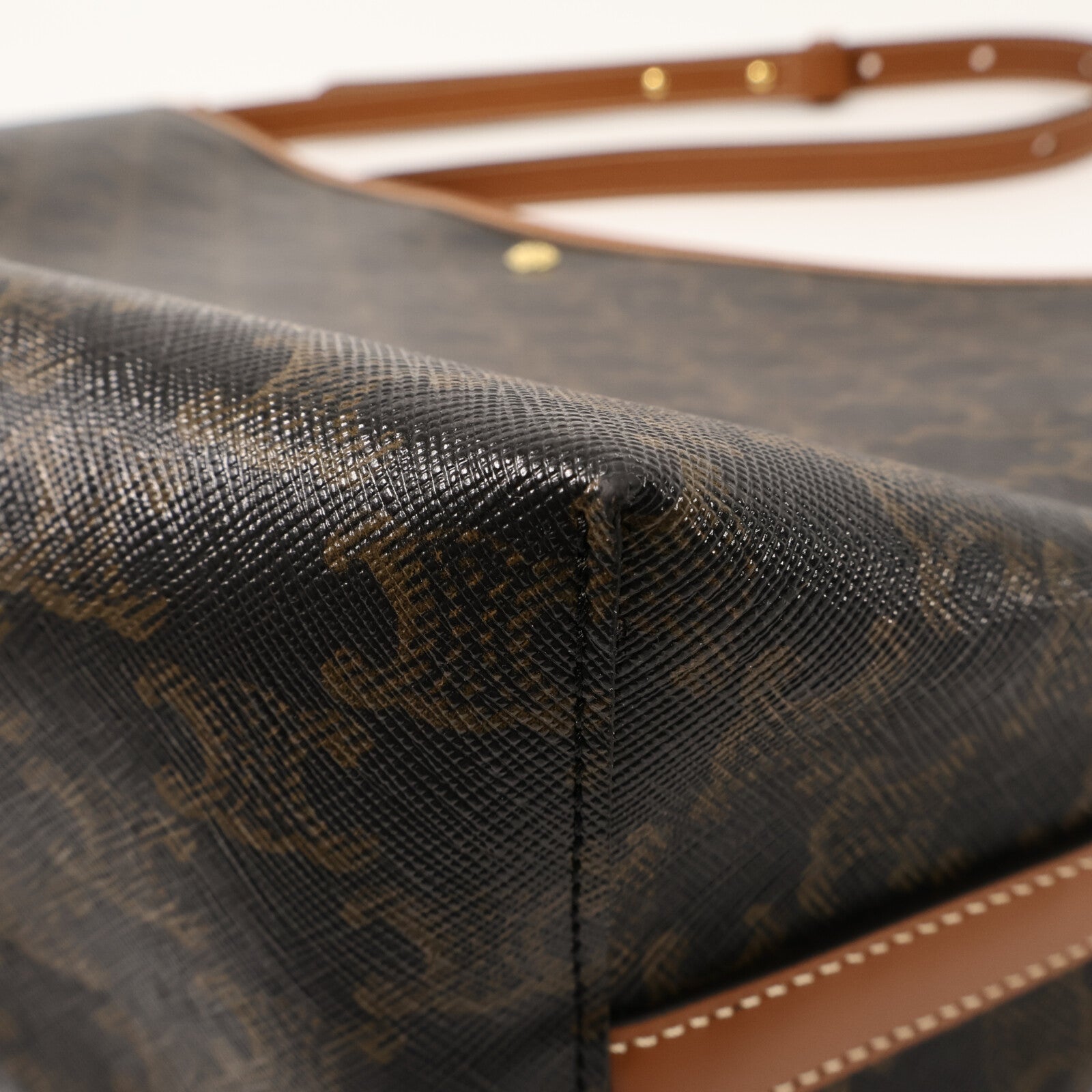 CELINE 塗層帆布Soft Shopper肩背袋
