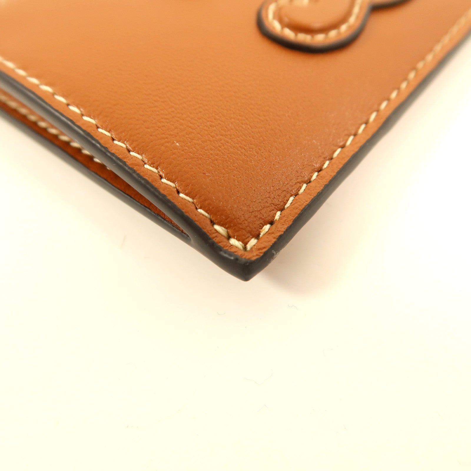 CELINE 羊皮皮革Card Case金扣卡片套