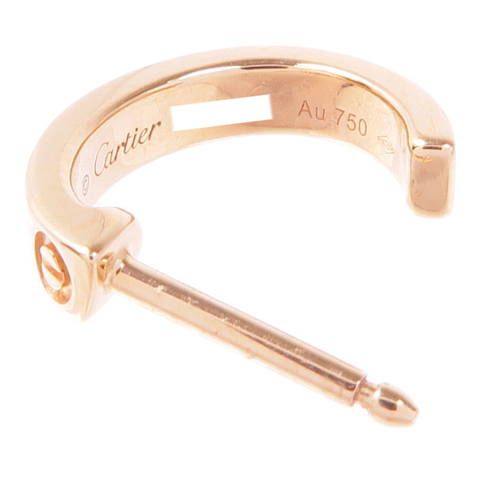 CARTIER 18K玫瑰金Love Earrings耳環