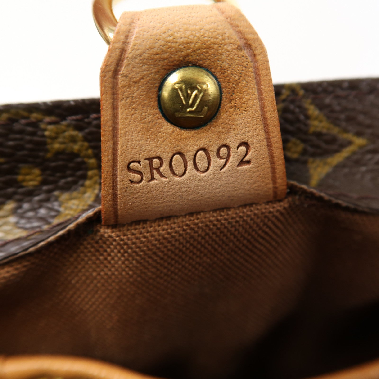LOUIS VUITTON Monogram Vavin PM金扣手挽袋啡色