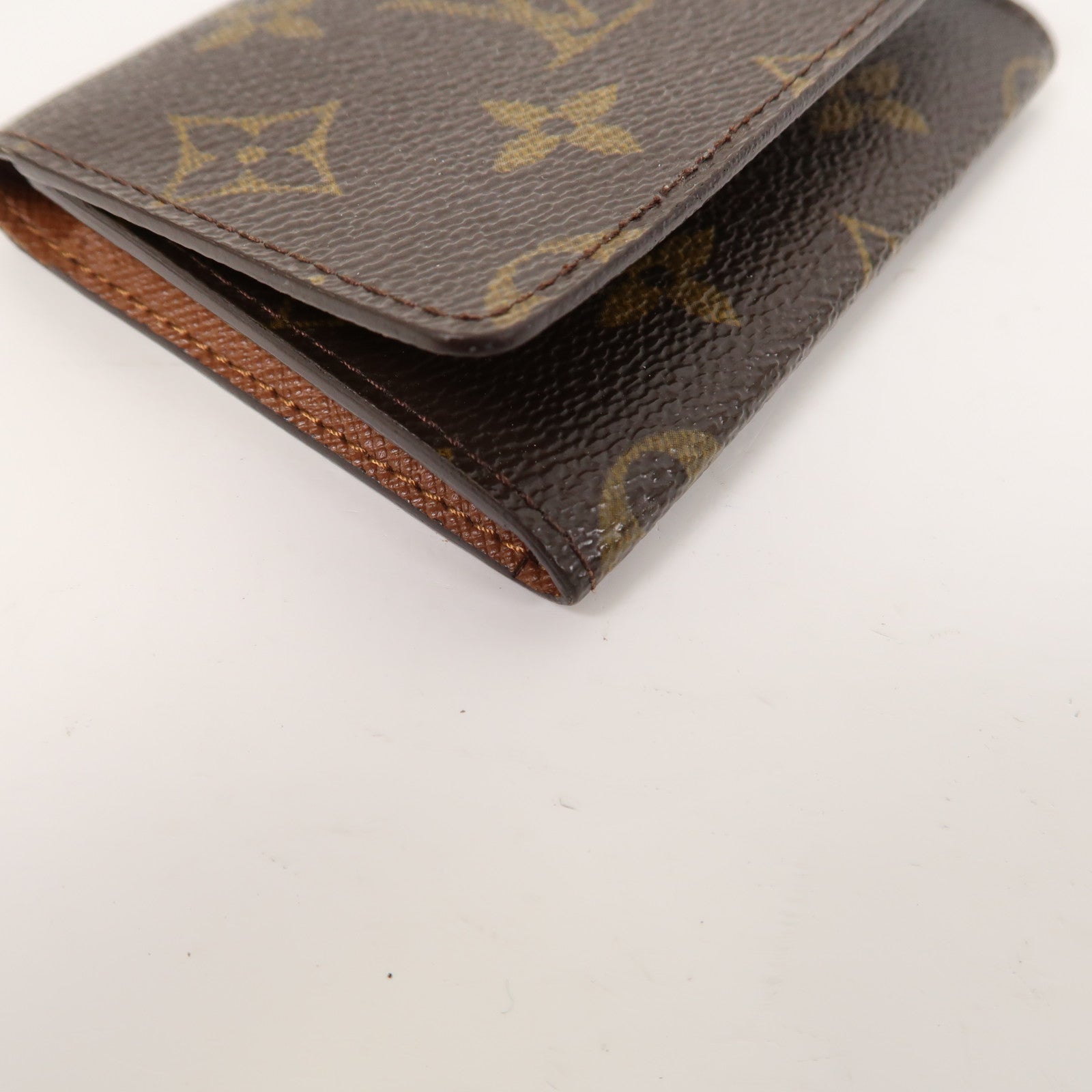 LOUIS VUITTON Monogram Card Case卡片套啡色