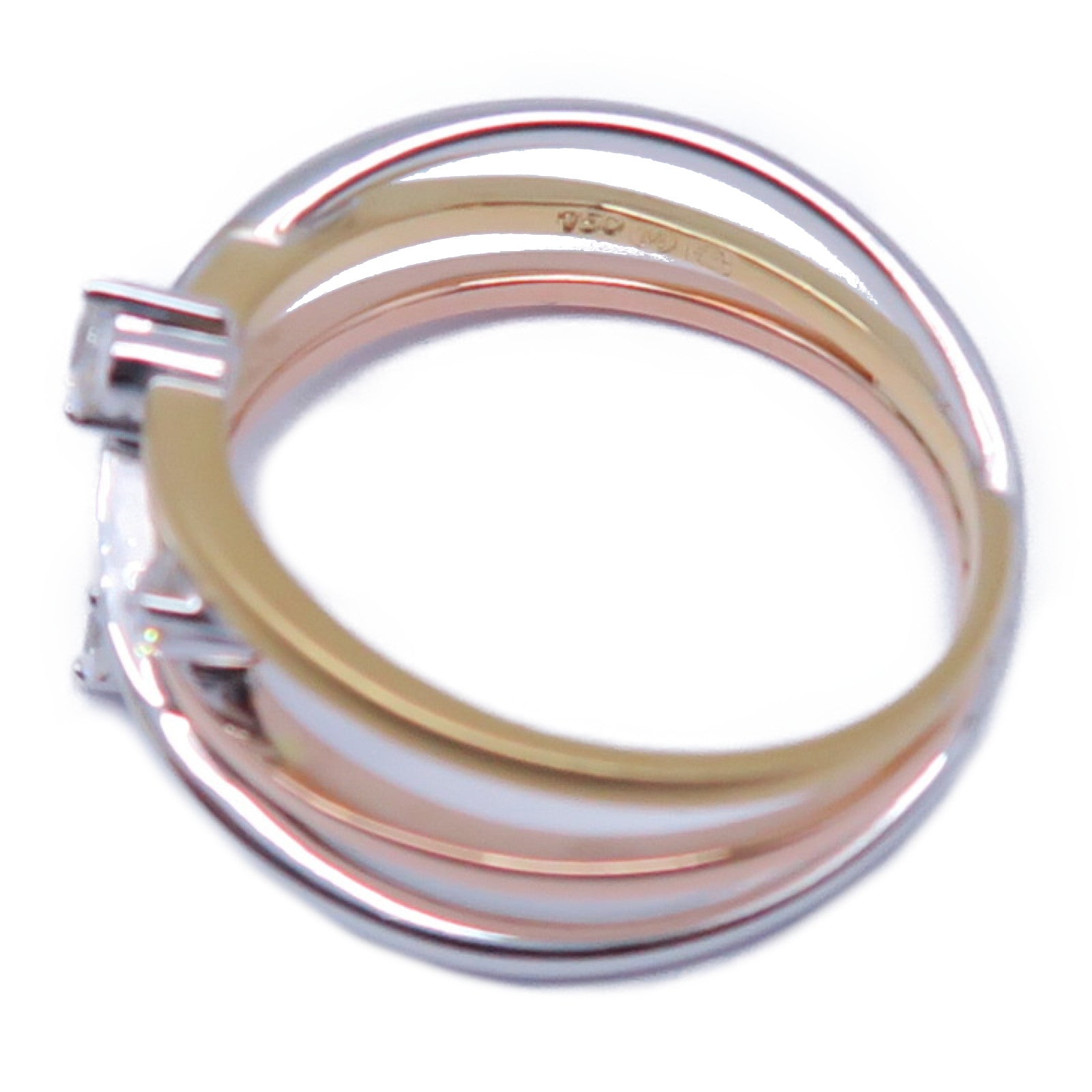 JEWELRY 【激減優惠】18K白金/黃金/玫瑰金Diamond Ring 0.12ct/0.13ct鑽石戒指US#8