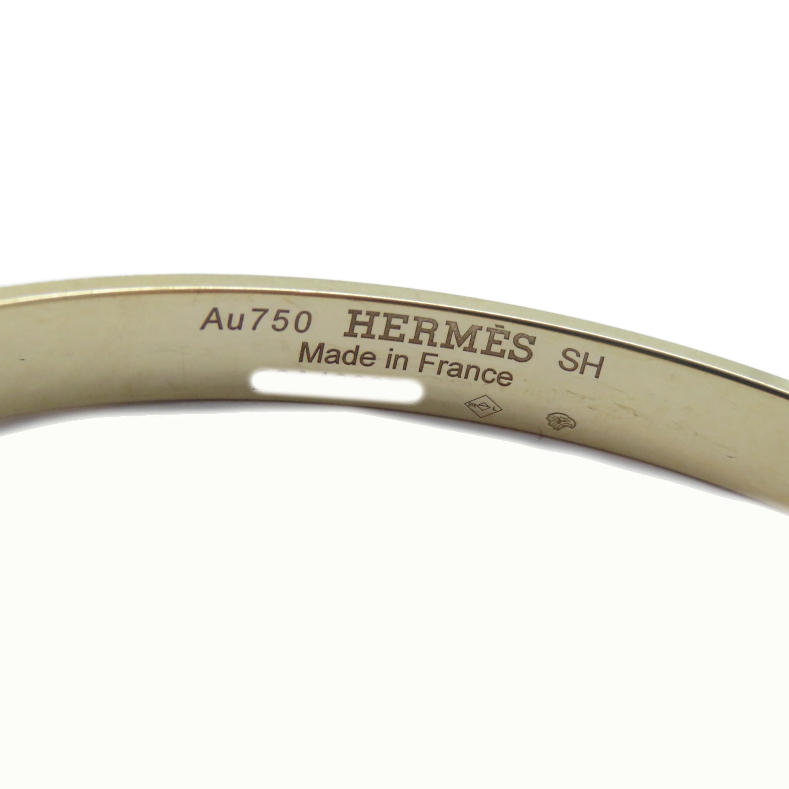 HERMES 18K玫瑰金Kelly Bracelet手鐲