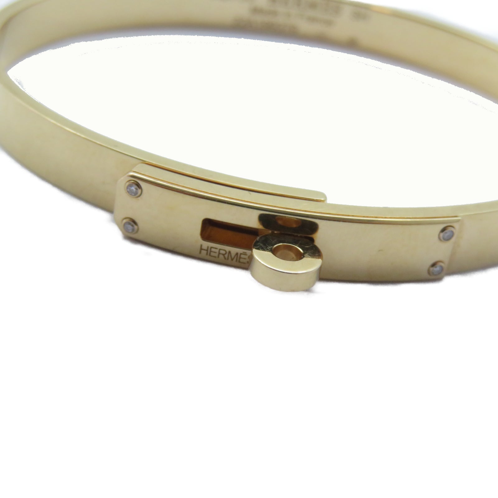 HERMES 18K玫瑰金Kelly Bracelet手鐲