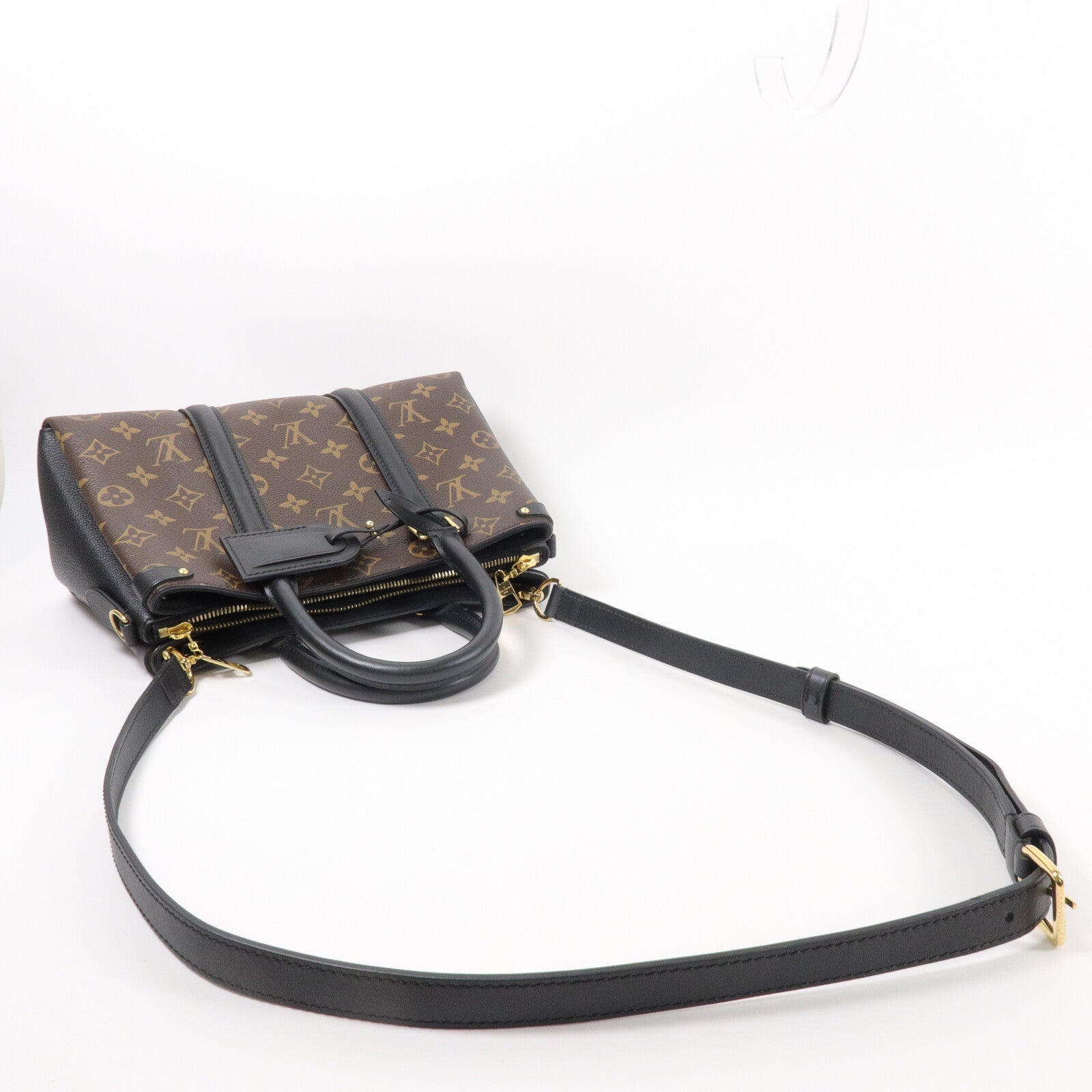 LOUIS VUITTON Monogram Soufflot BB手挽肩背兩用袋