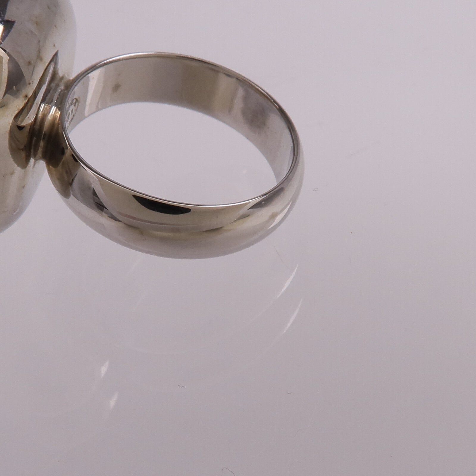 CHANEL 金屬/水晶Ring戒指US#5.75
