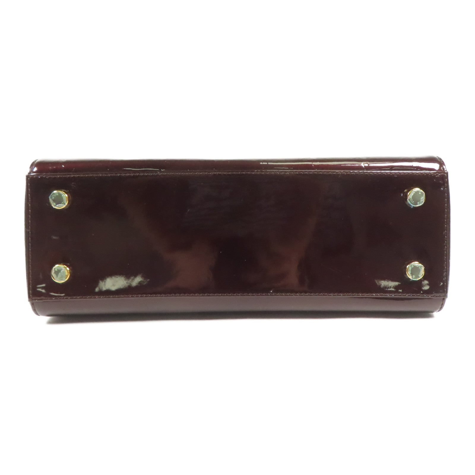 LOUIS VUITTON Vernis Brara MM金扣手挽肩背兩用袋