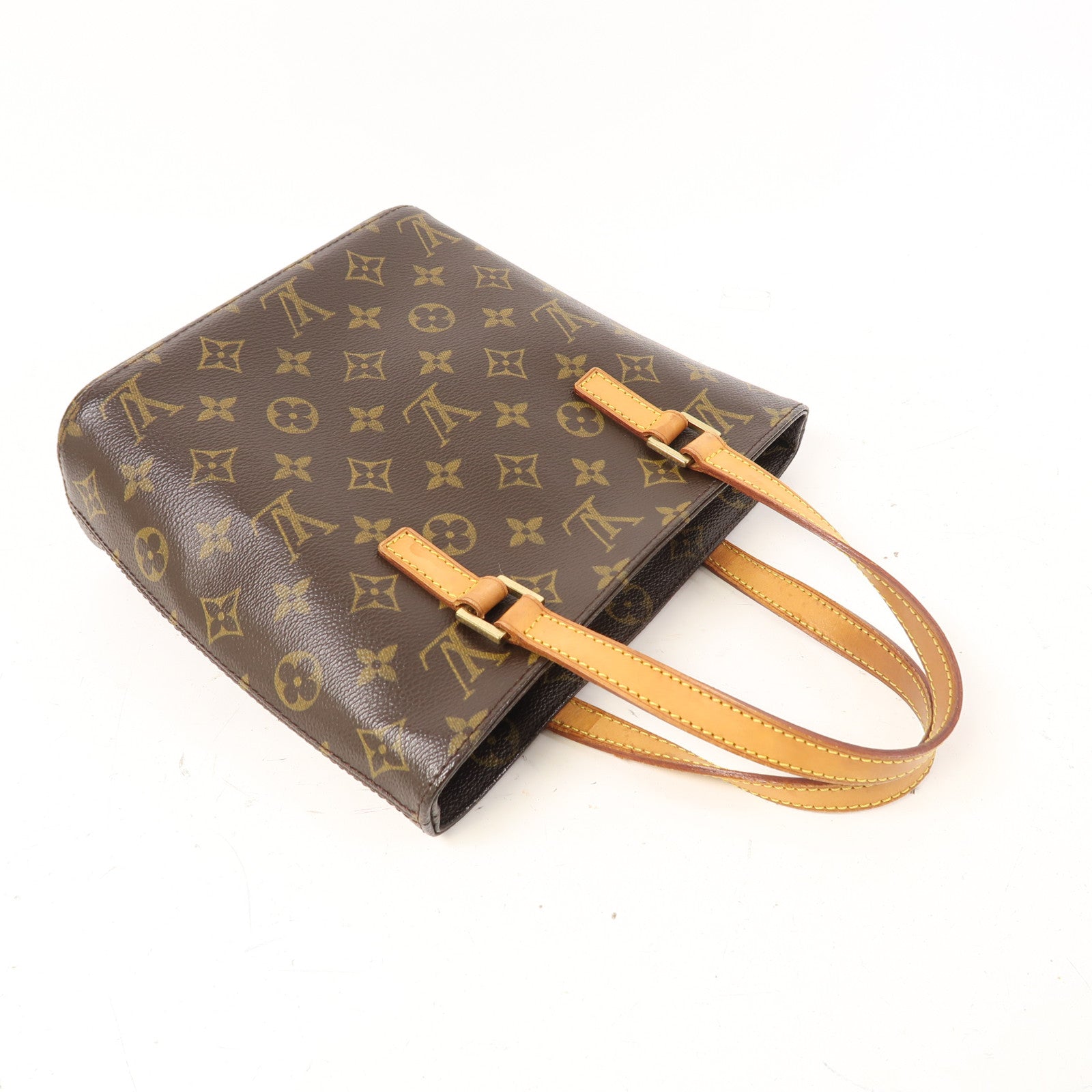 LOUIS VUITTON Monogram Vavin PM金扣手挽袋啡色