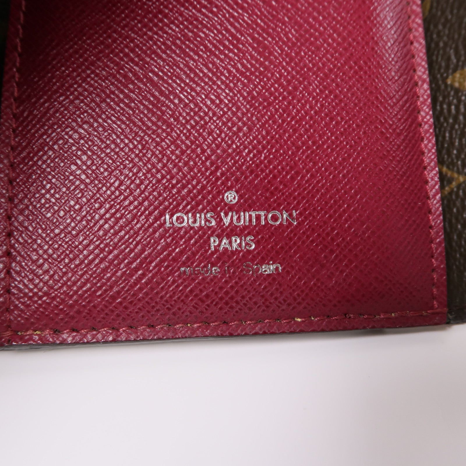 LOUIS VUITTON Epi/Monogram Wallet銀扣錢包棕色/棕色