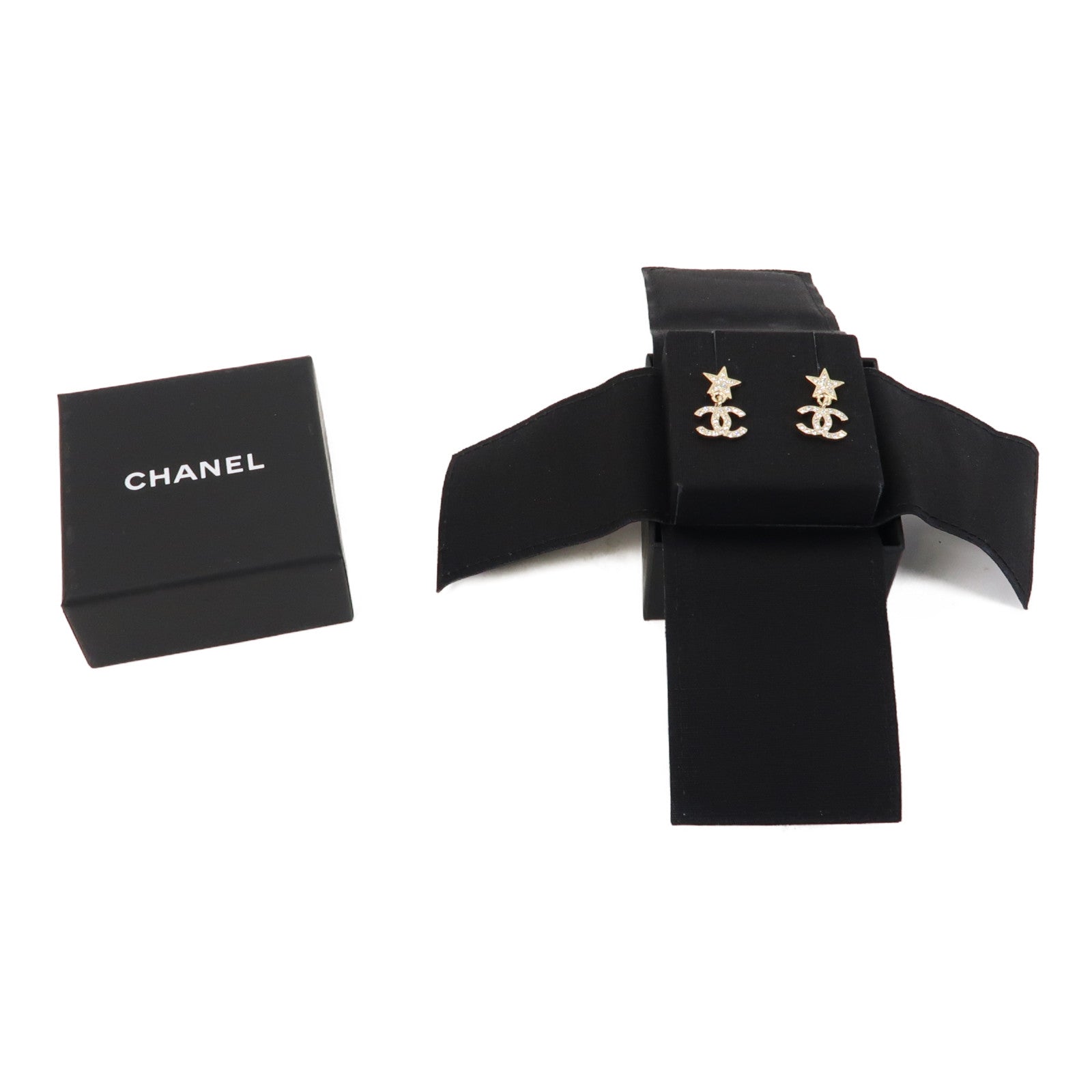 CHANEL 金屬Earrings耳環金色