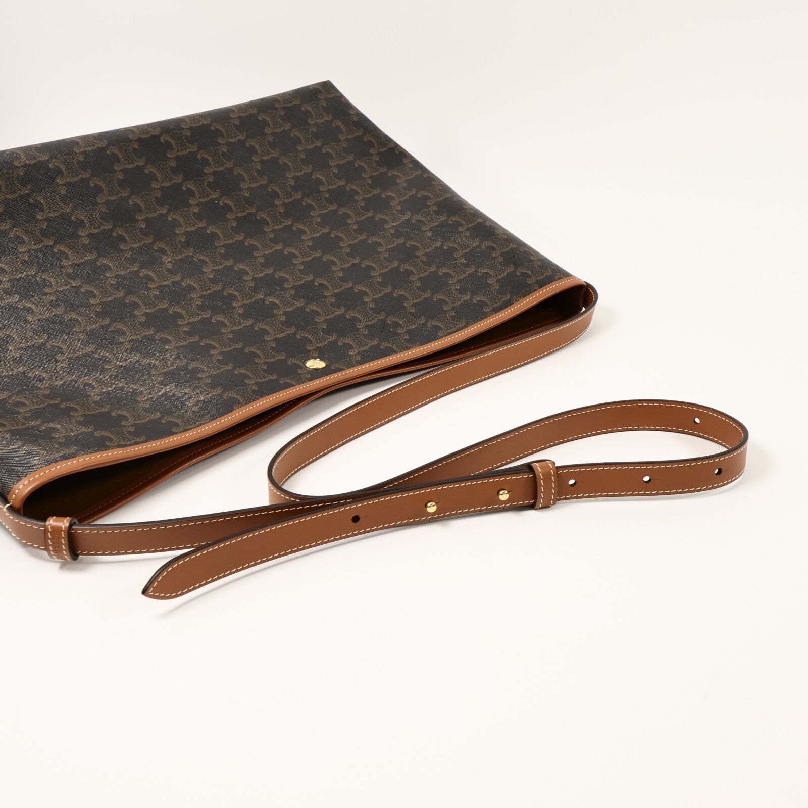 CELINE 塗層帆布Soft Shopper肩背袋