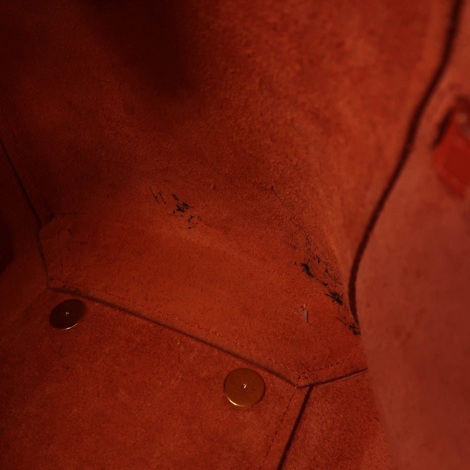 CELINE 牛皮皮革Belt Bag金扣手挽肩背兩用袋紅色