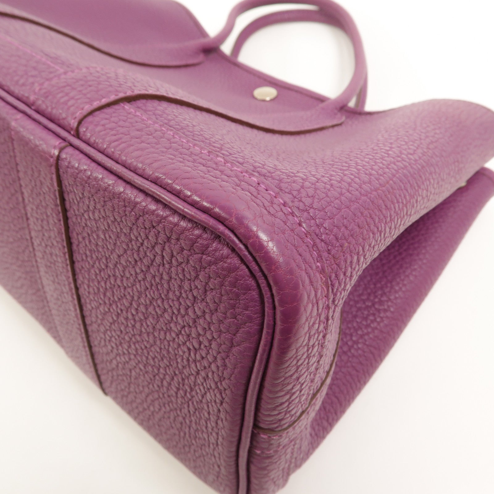 HERMES Clemence皮革Garden Party TPM手挽袋Anemone