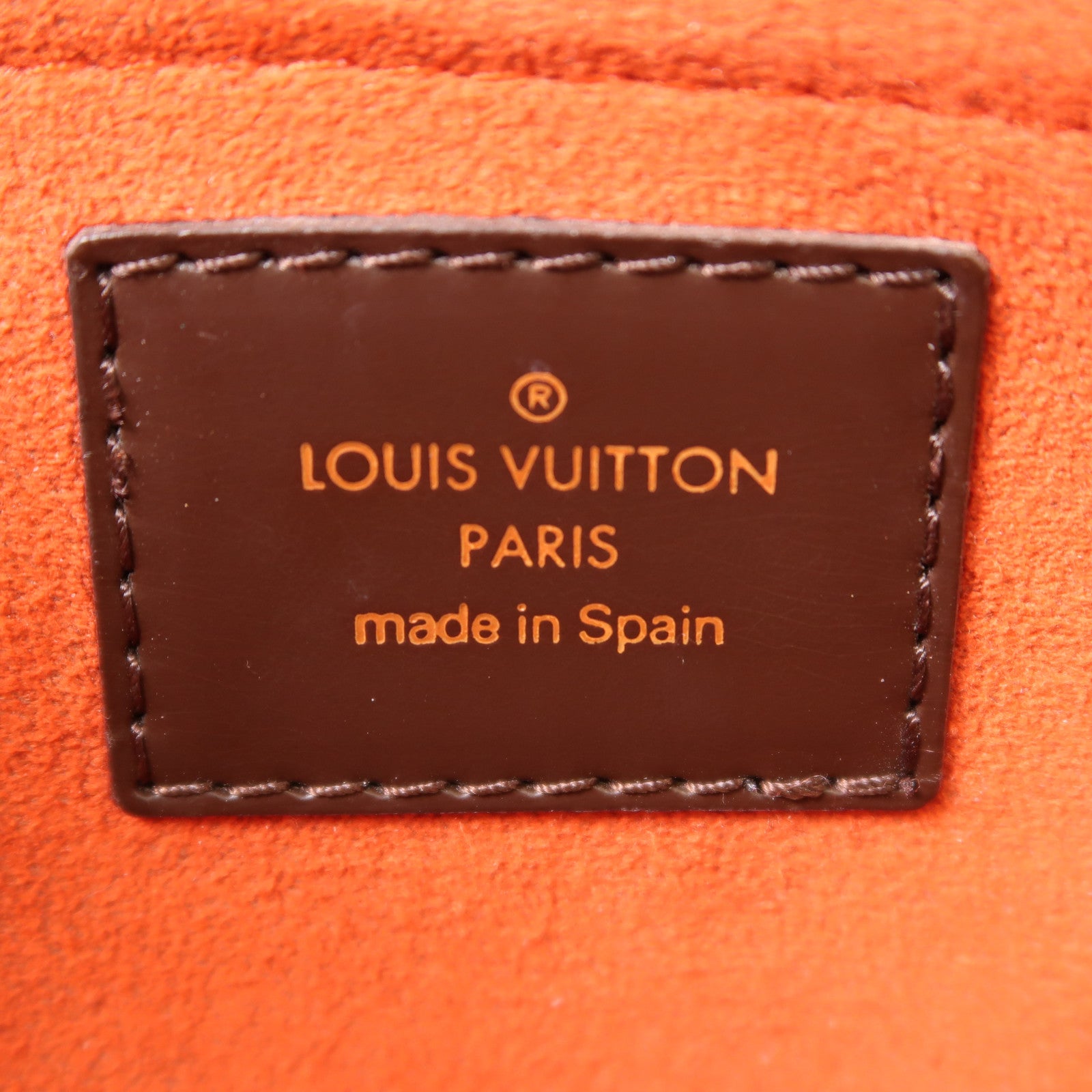 LOUIS VUITTON Damier Sarria Mini金扣手挽肩背兩用袋棕色