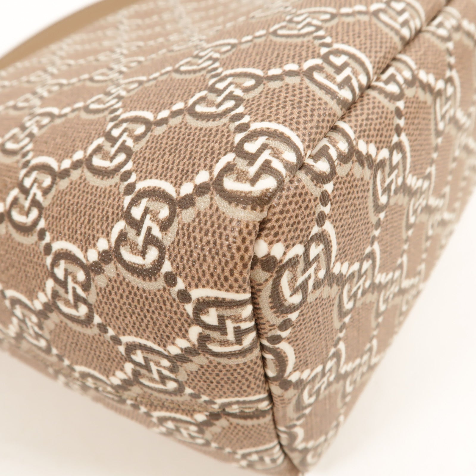 GUCCI 塗層帆布Shadow Mini手挽袋