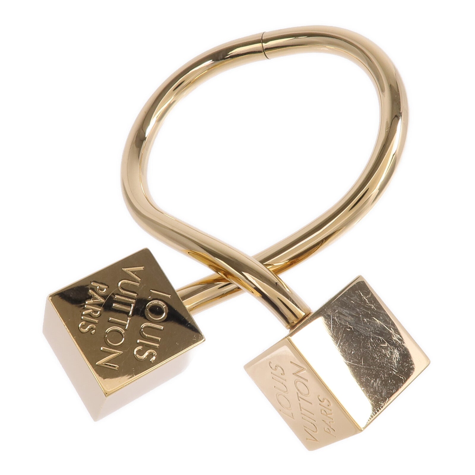 LOUIS VUITTON 金屬Cube Cuff Bracelet手鐲