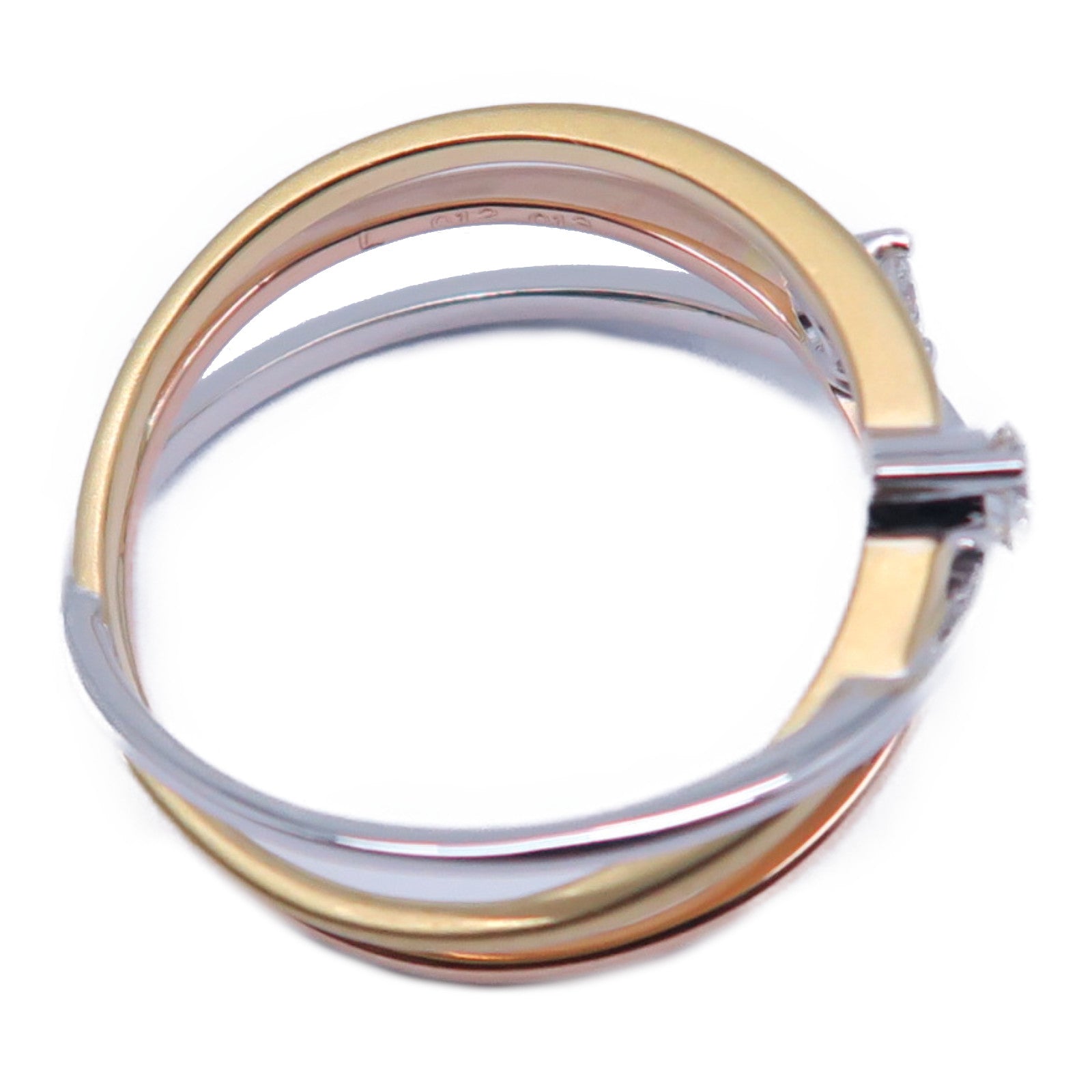 JEWELRY 【激減優惠】18K白金/黃金/玫瑰金Diamond Ring 0.12ct/0.13ct鑽石戒指US#8