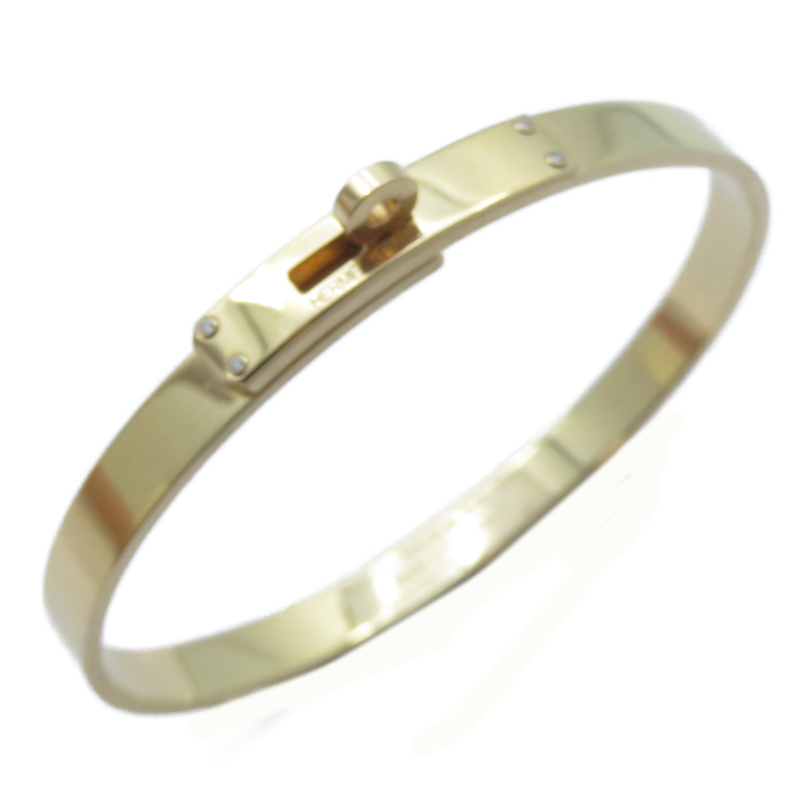 HERMES 18K玫瑰金Kelly Bracelet手鐲