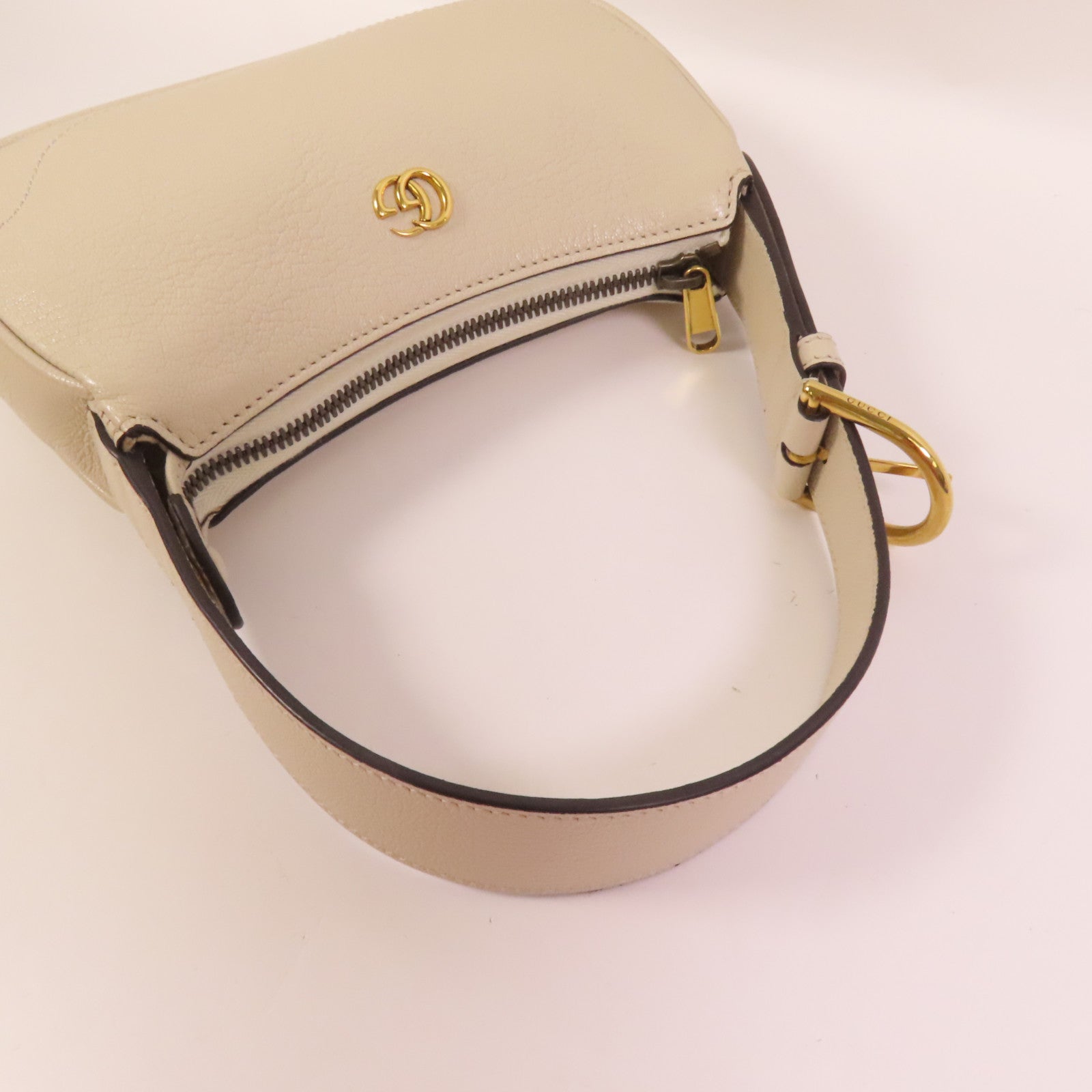 GUCCI 牛皮皮革Aphrodite Mini Bag金扣手挽袋