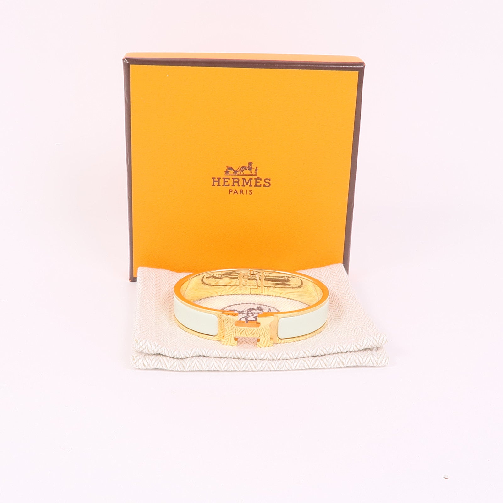 HERMES 金屬Clic H Bracelet手鐲