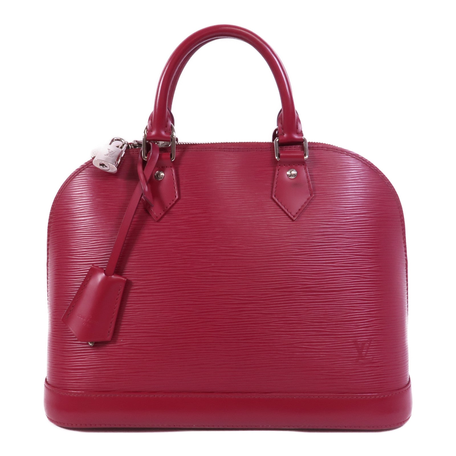 LOUIS VUITTON Epi Alma PM銀扣手挽袋